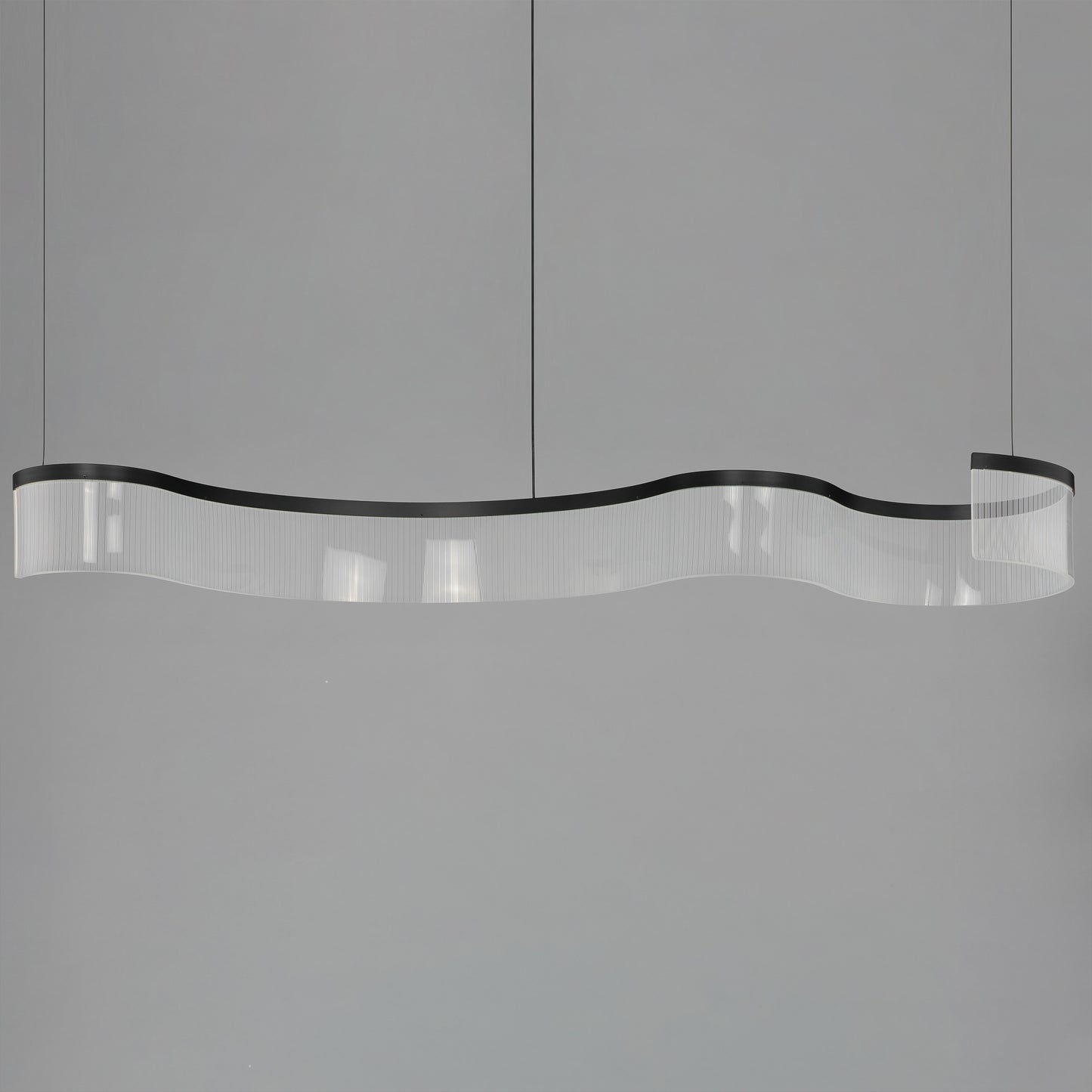Sonata 59" LED Pendant Black by ET2