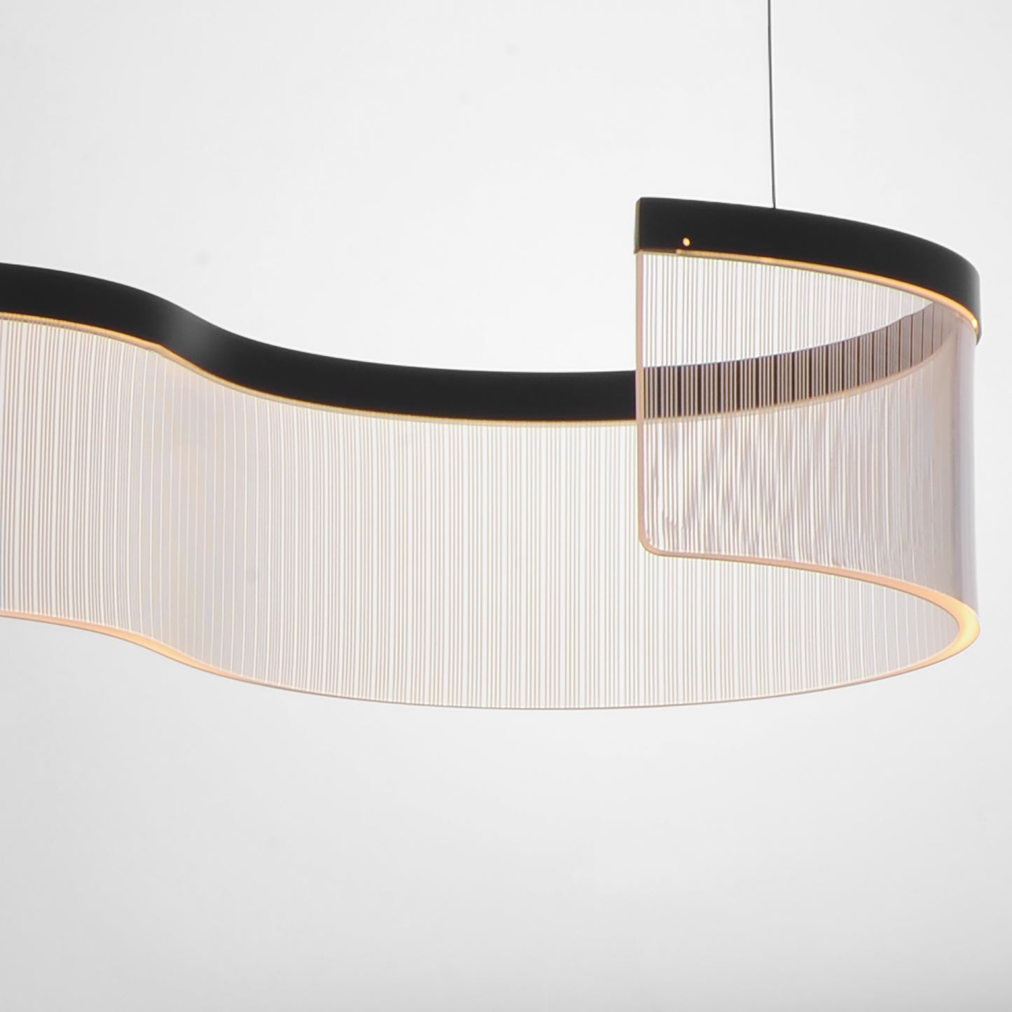 Sonata 59" LED Pendant Black by ET2
