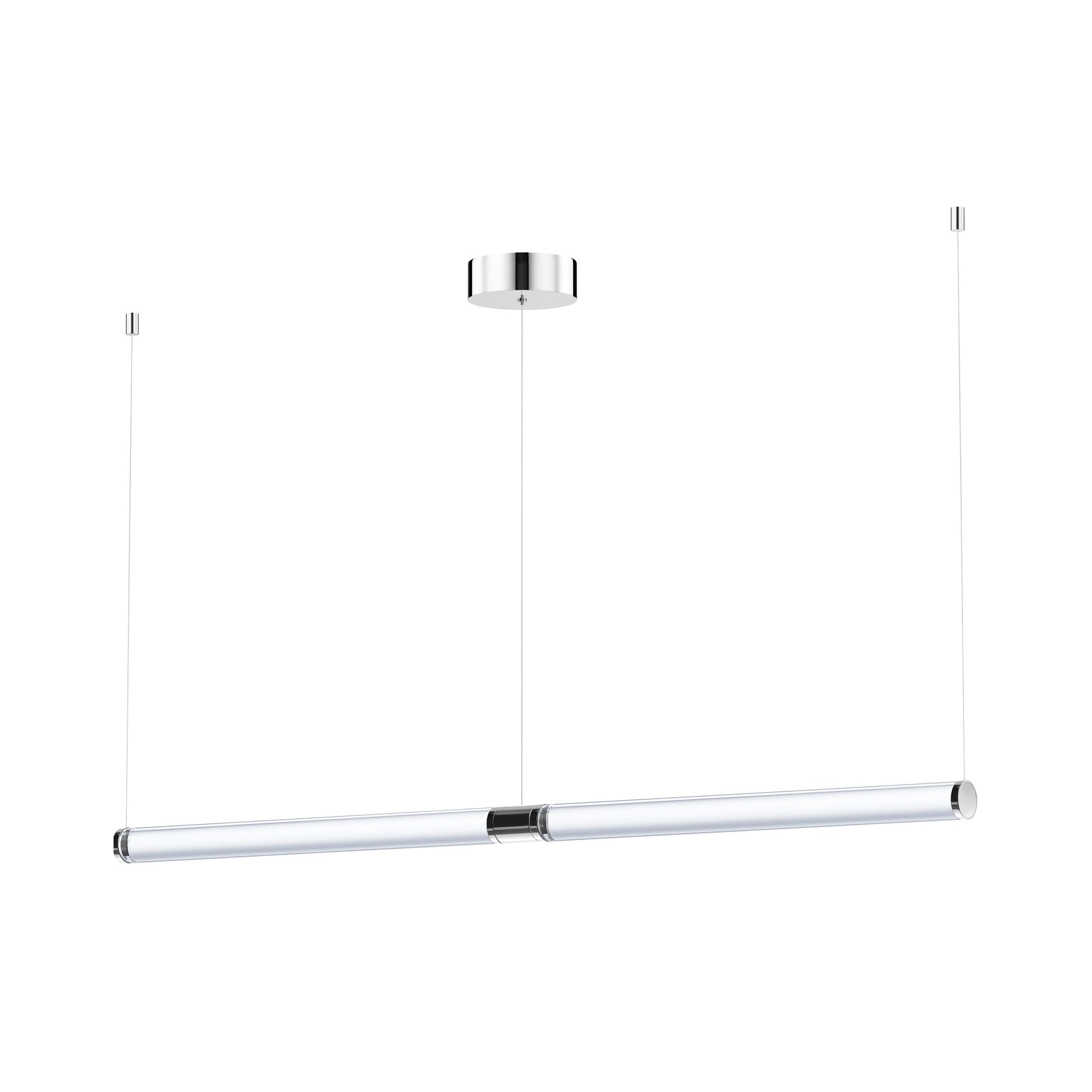 Vanish 52" LED Pendant Brushed Aluminum by ET2