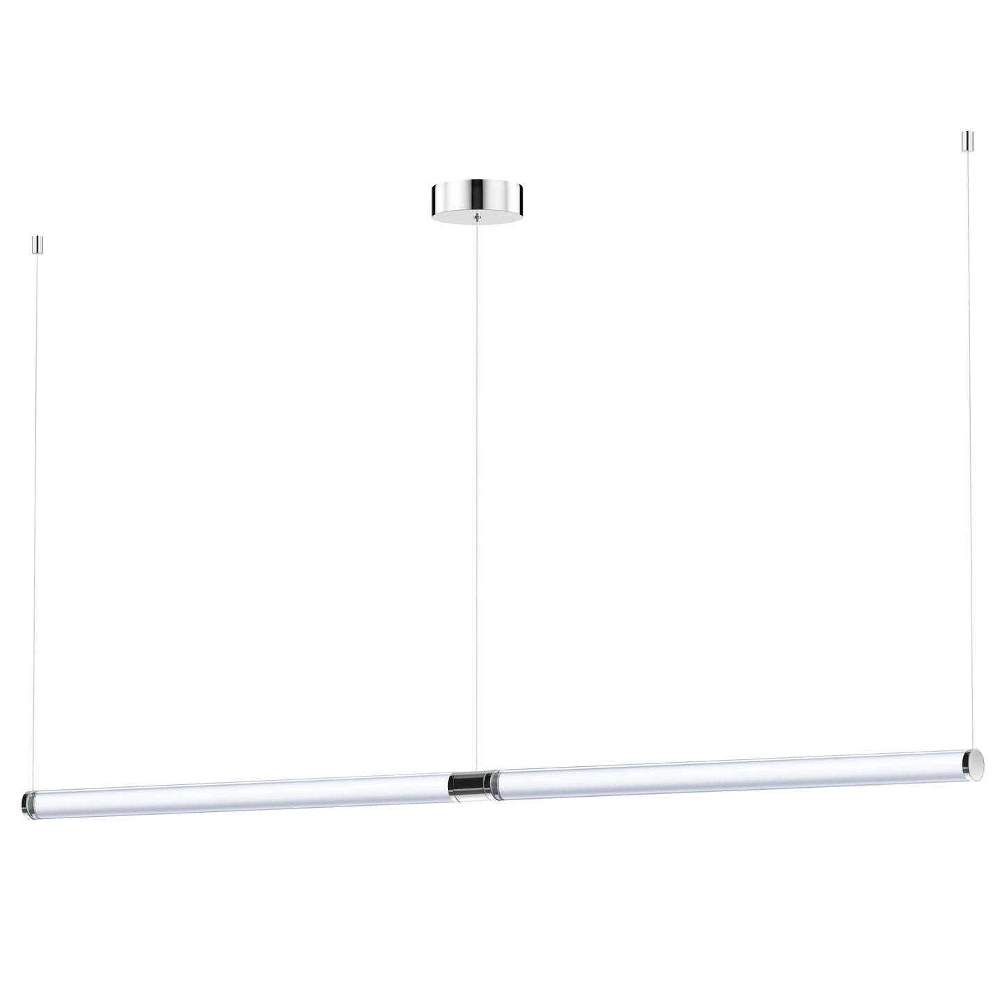 Vanish 72" LED Pendant Brushed Aluminum by ET2