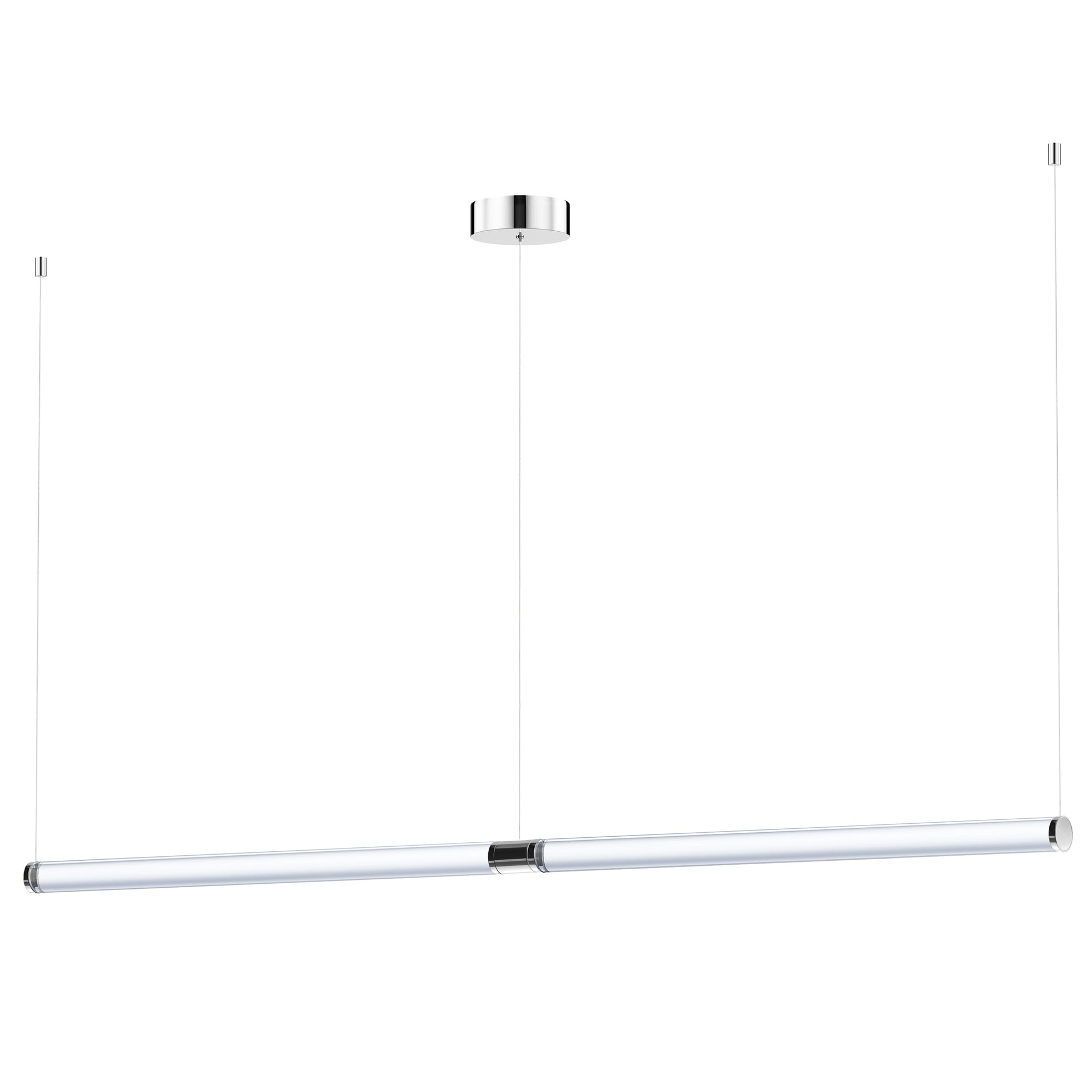 Vanish 72" LED Pendant Brushed Aluminum by ET2