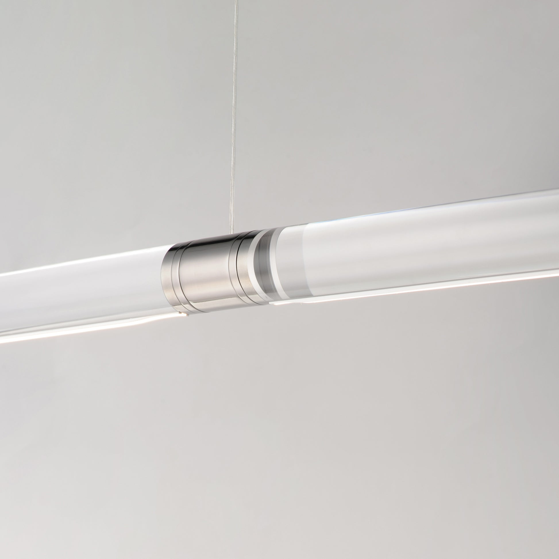 Vanish 72" LED Pendant Brushed Aluminum by ET2