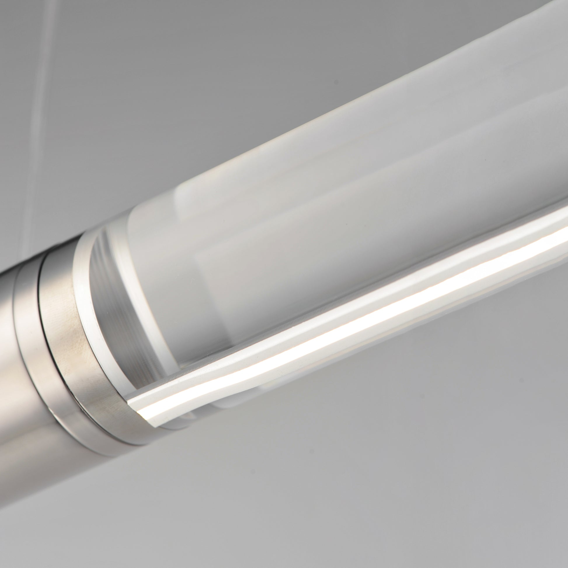 Vanish 72" LED Pendant Brushed Aluminum by ET2