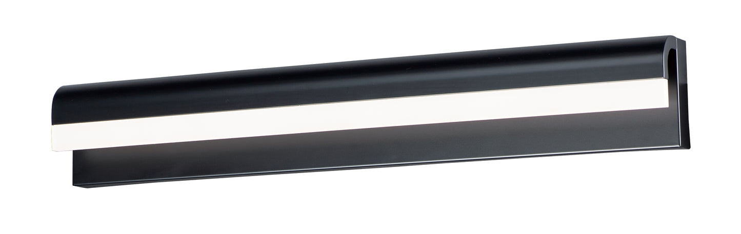 Waterfall 30" LED Bath Vanity Black by ET2