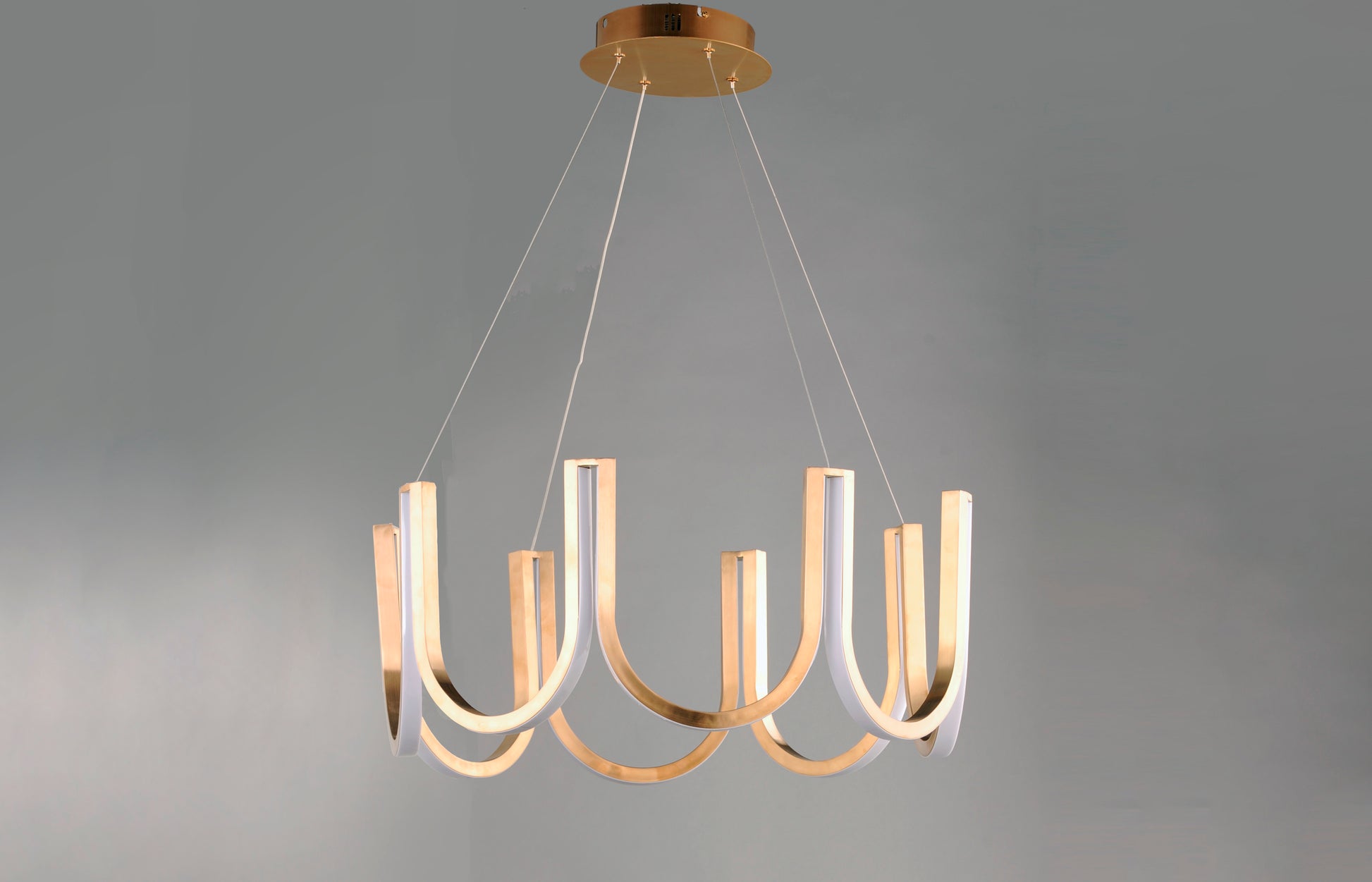 You LED Pendant Brushed Champagne by ET2