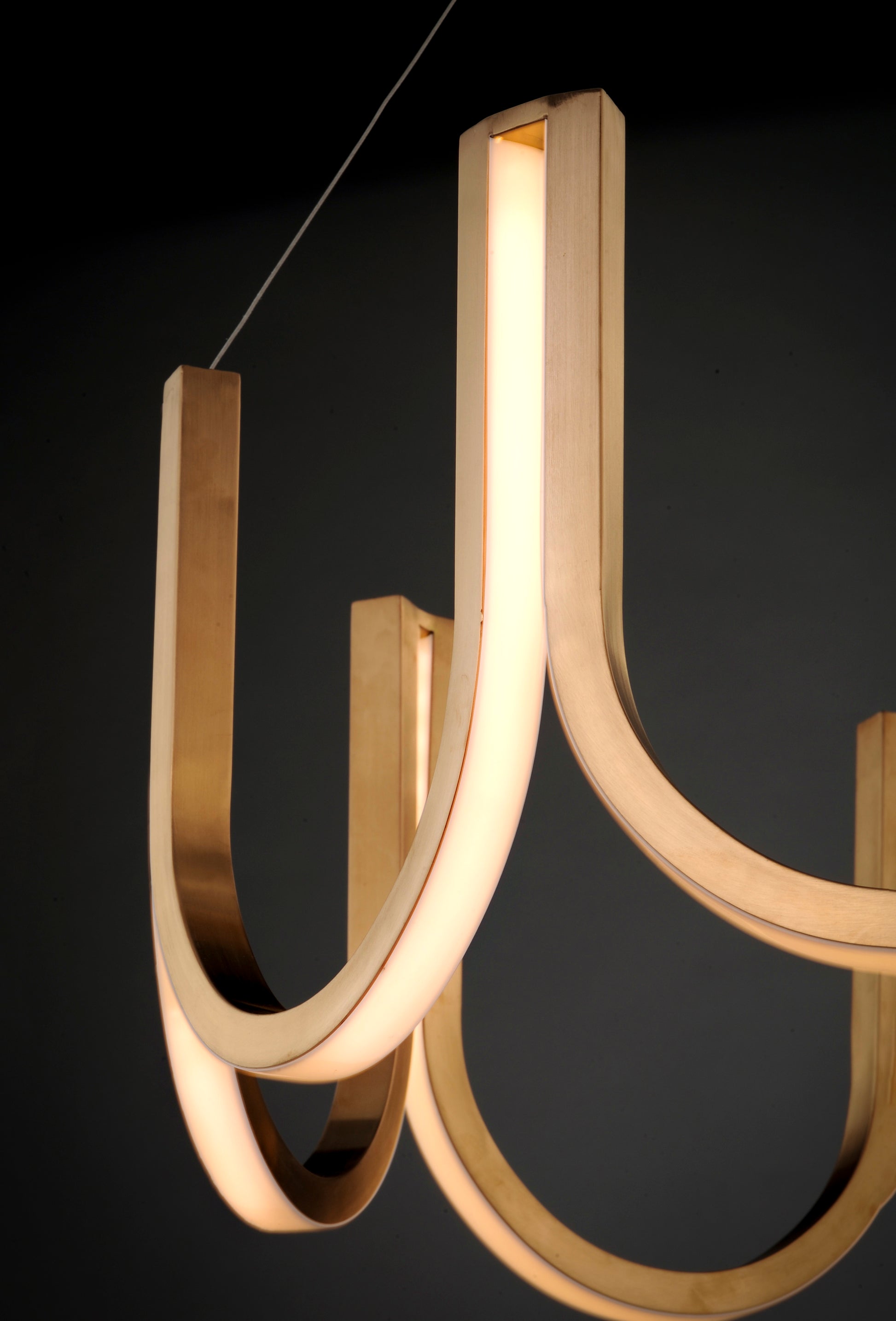 You LED Pendant Brushed Champagne by ET2