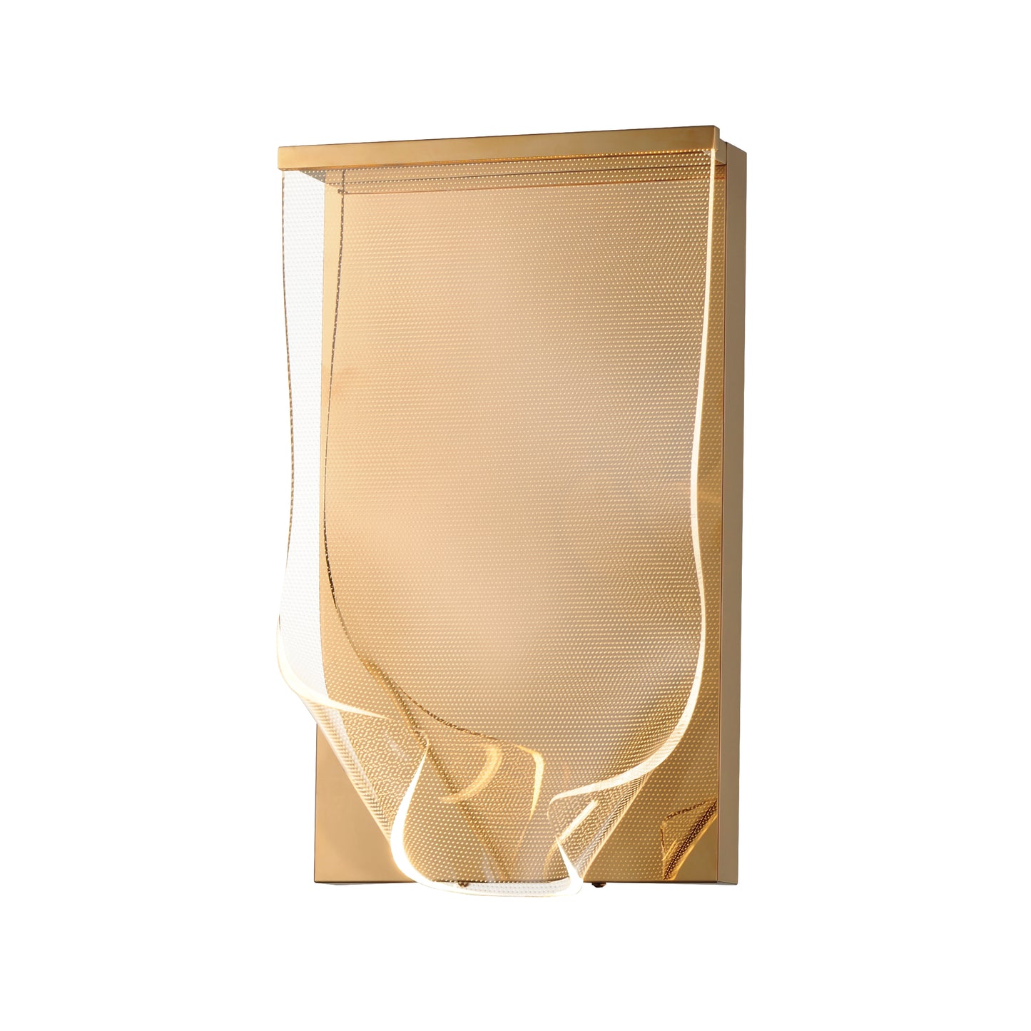 Rinkle LED Wall Sconce French Gold by ET2