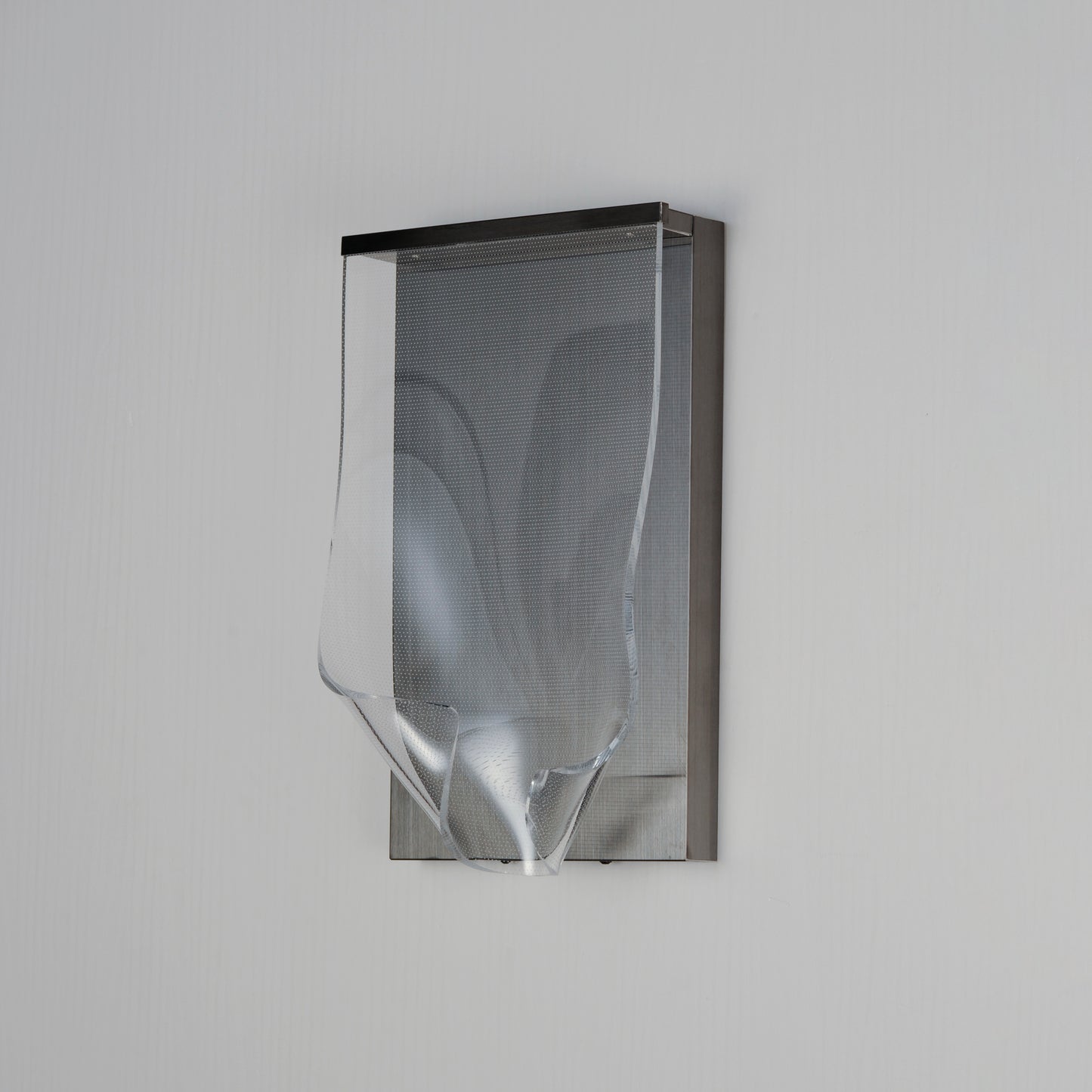 Rinkle LED Wall Sconce Brushed Gunmetal by ET2