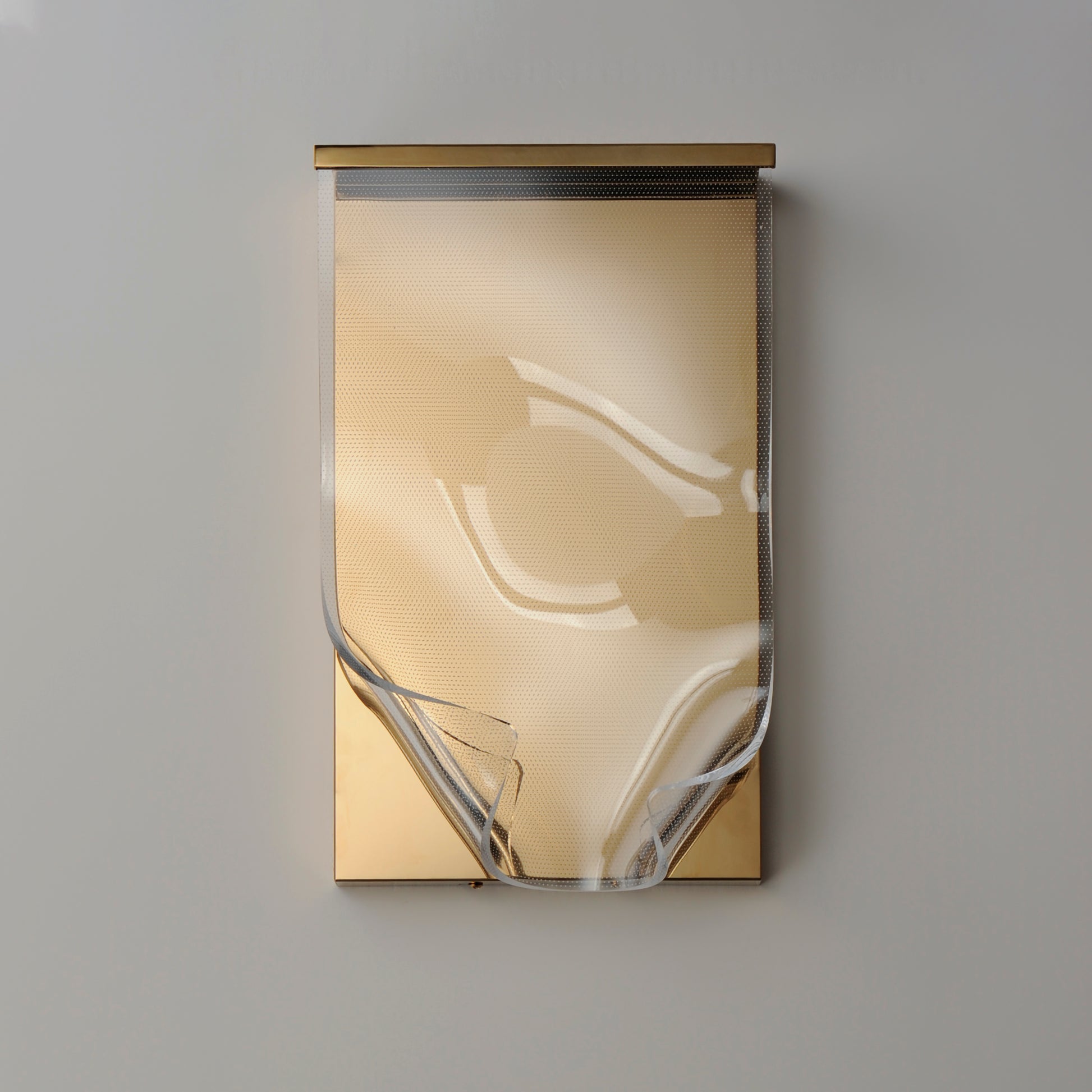 Rinkle LED Wall Sconce French Gold by ET2