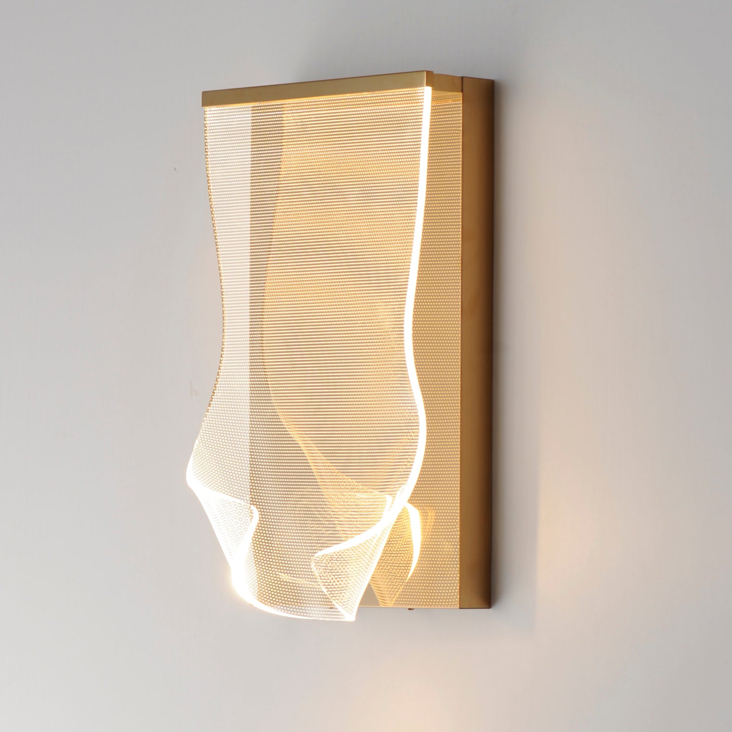 Rinkle LED Wall Sconce French Gold by ET2