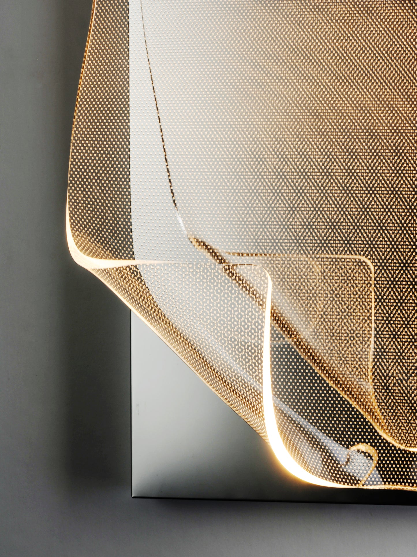 Rinkle LED Wall Sconce Polished Chrome by ET2
