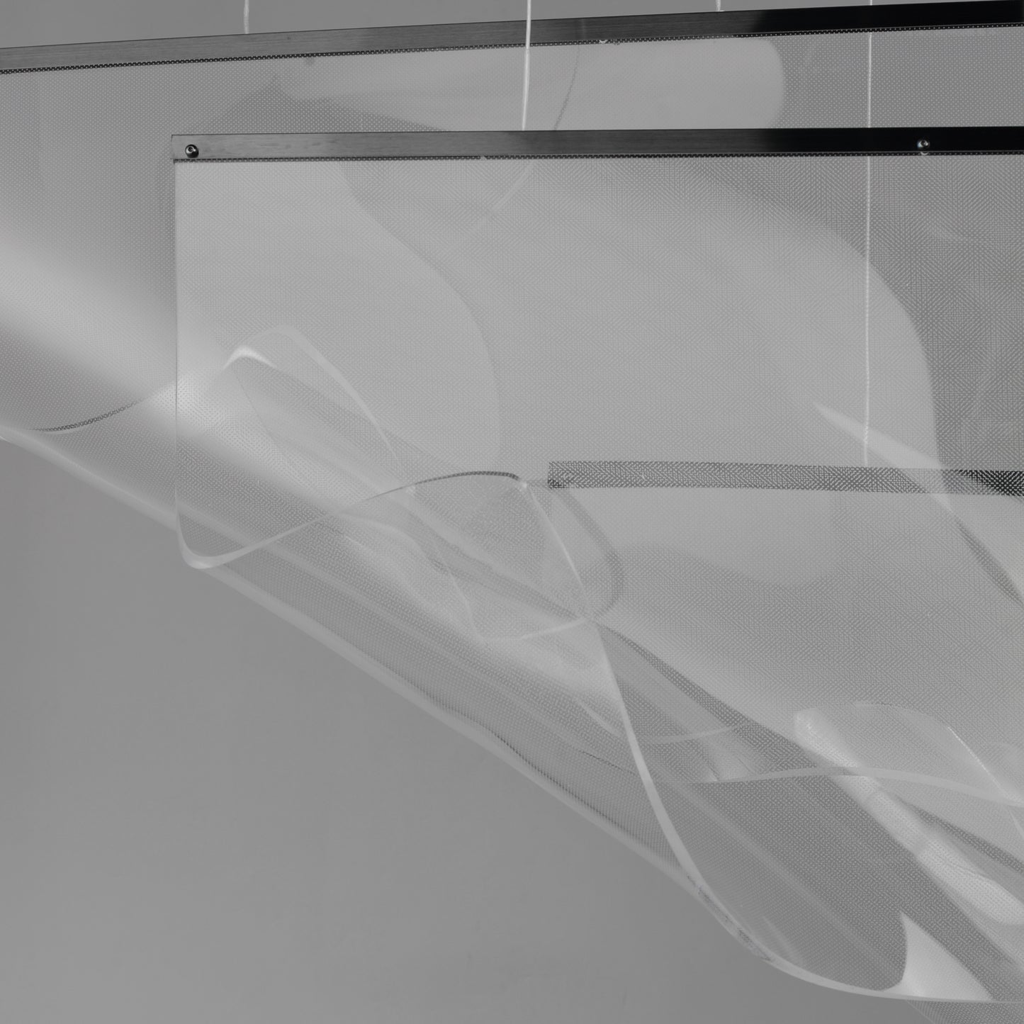 Rinkle 3-Light Linear LED Pendant Brushed Gunmetal by ET2