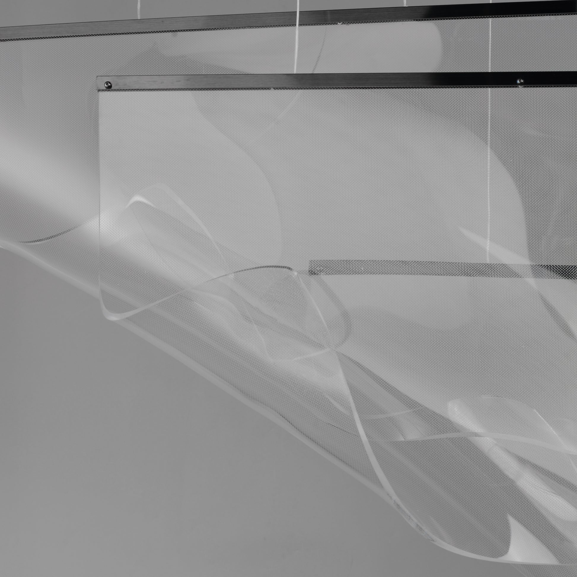 Rinkle 3-Light Linear LED Pendant Brushed Gunmetal by ET2