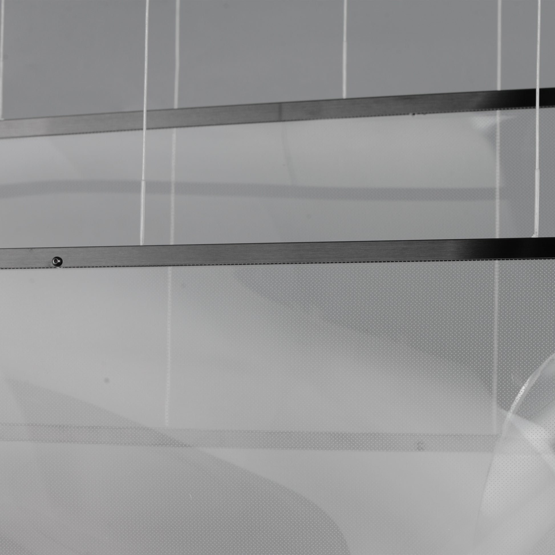 Rinkle 3-Light Linear LED Pendant Brushed Gunmetal by ET2