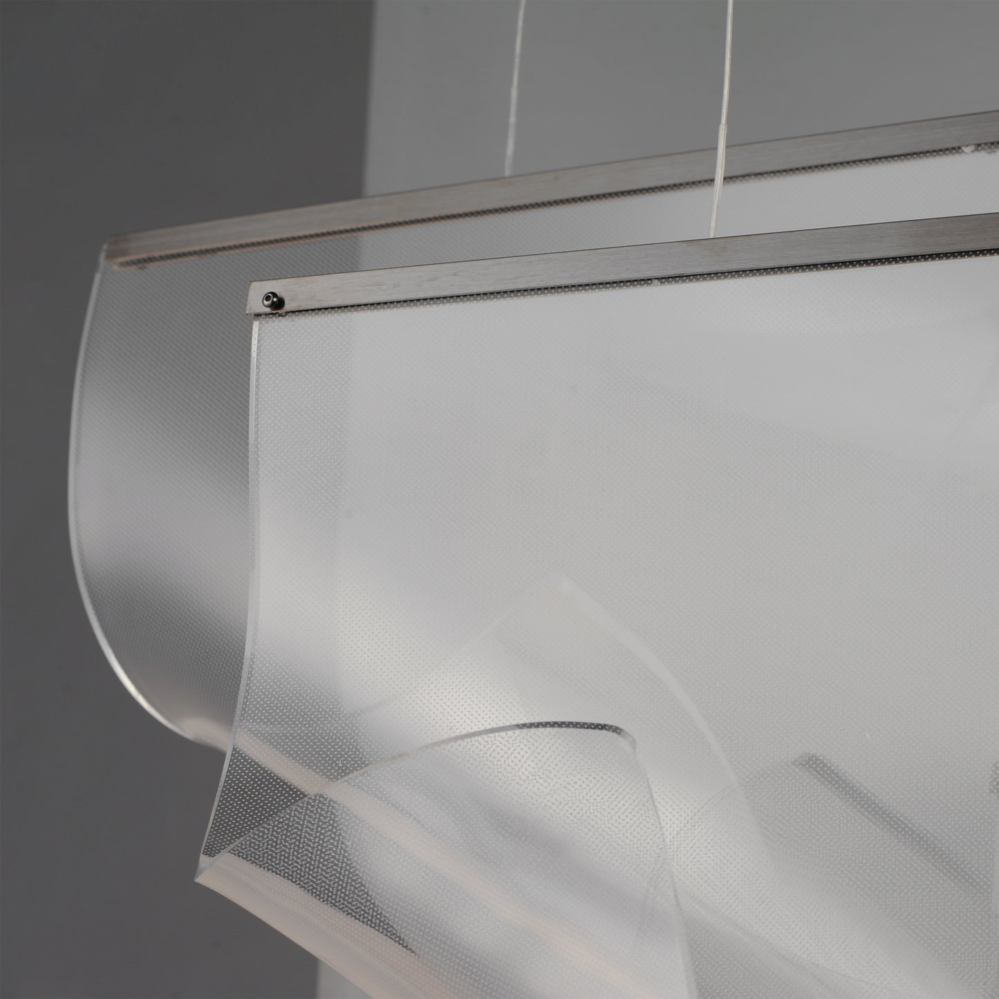 Rinkle 3-Light Linear LED Pendant Brushed Gunmetal by ET2