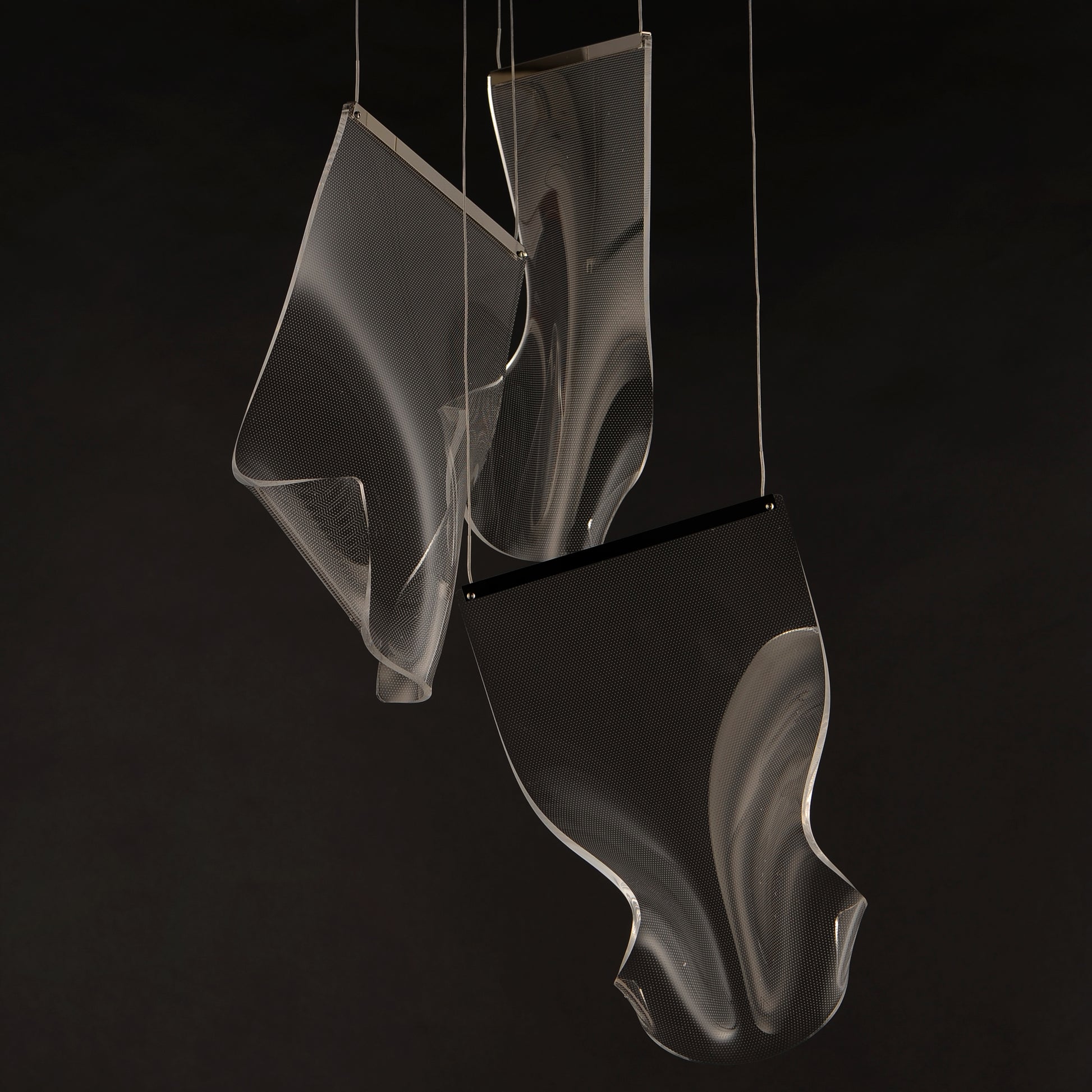 Rinkle 3-Light LED Multi Pendant Polished Chrome by ET2