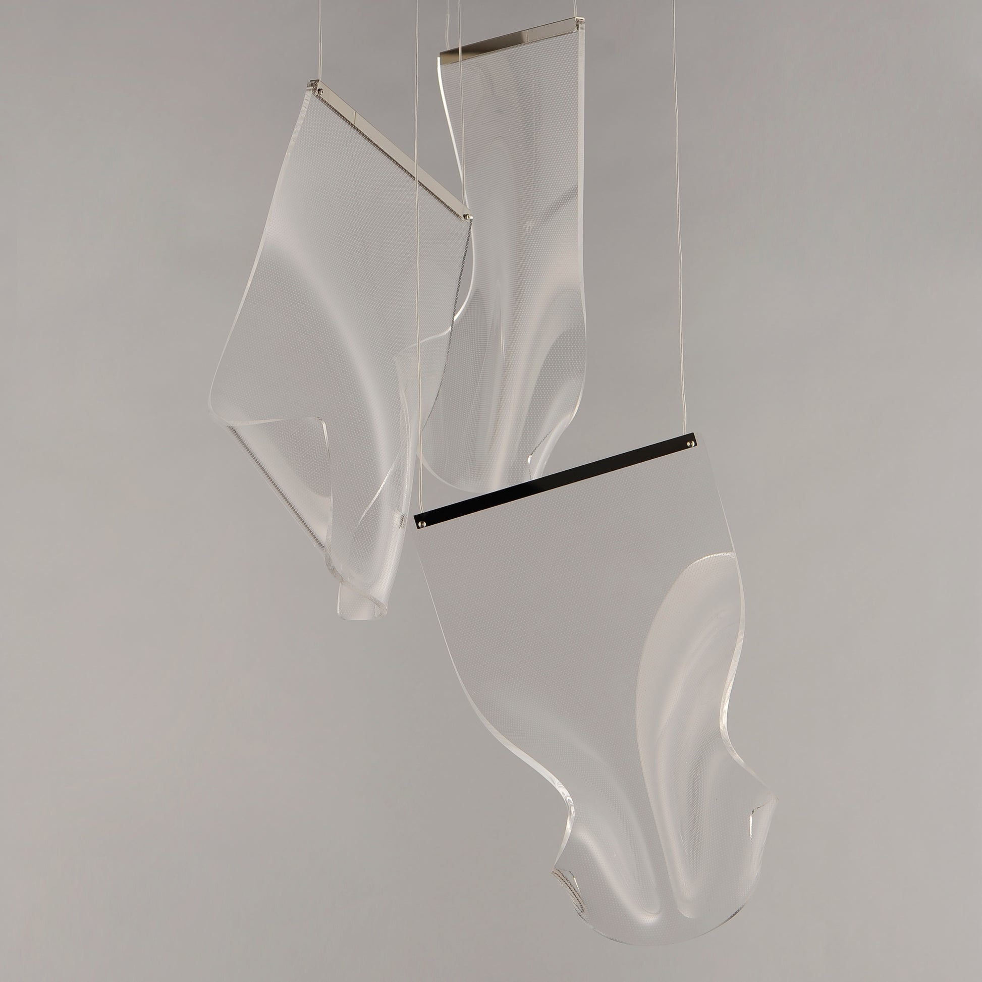 Rinkle 3-Light LED Multi Pendant Polished Chrome by ET2