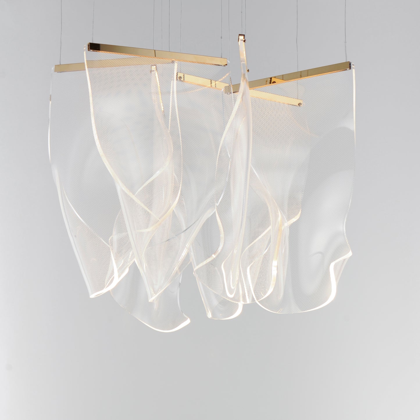 Rinkle 6-Light LED Multi Pendant French Gold by ET2