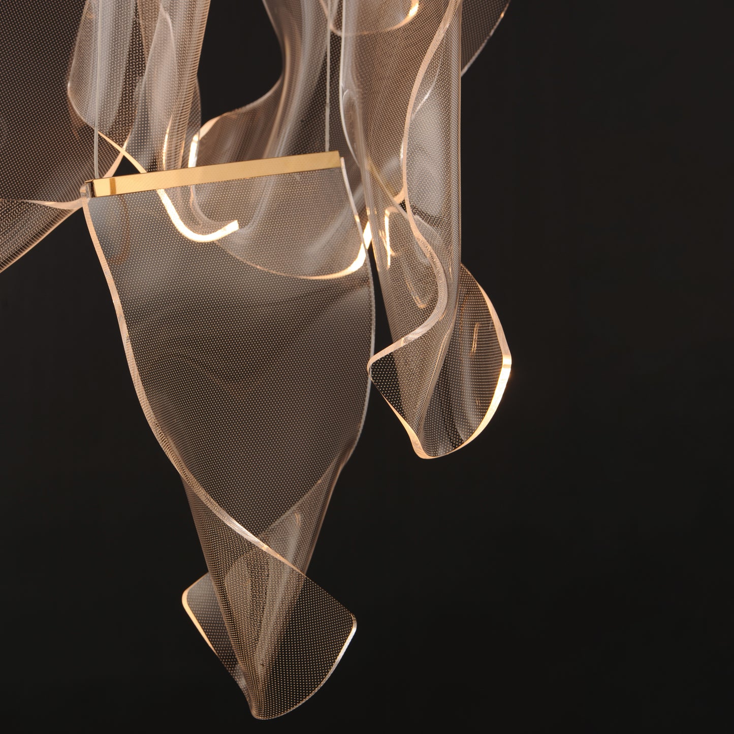 Rinkle 6-Light LED Multi Pendant French Gold by ET2