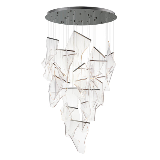 Rinkle 24-Light LED Pendant Brushed Gunmetal by ET2