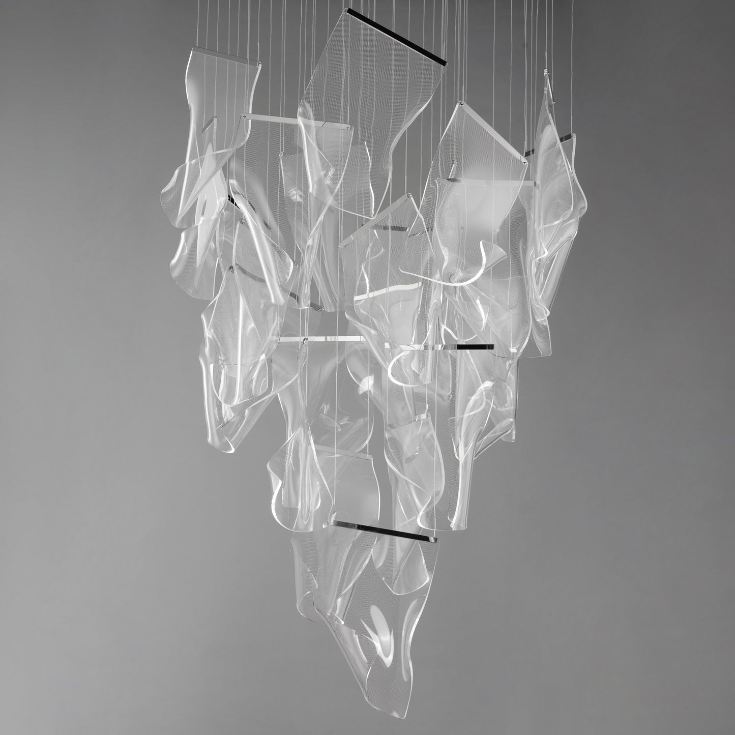 Rinkle 24-Light LED Pendant Polished Chrome by ET2