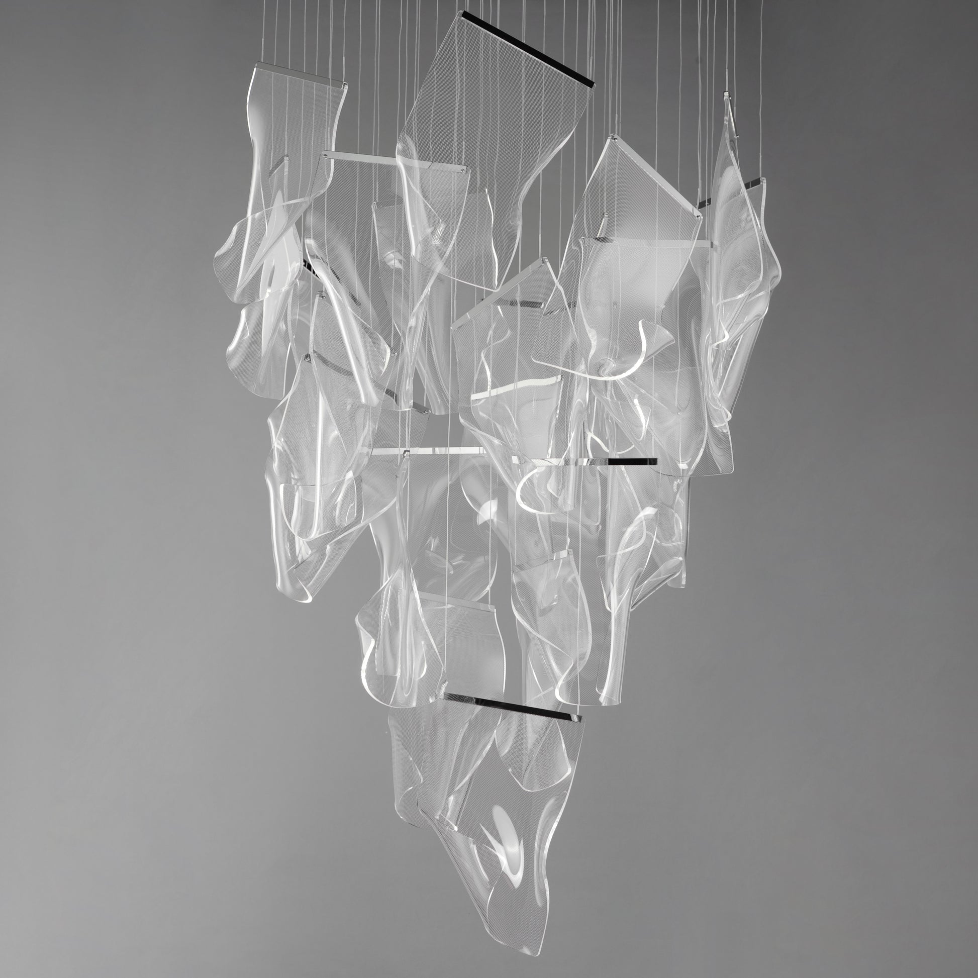 Rinkle 24-Light LED Pendant Polished Chrome by ET2