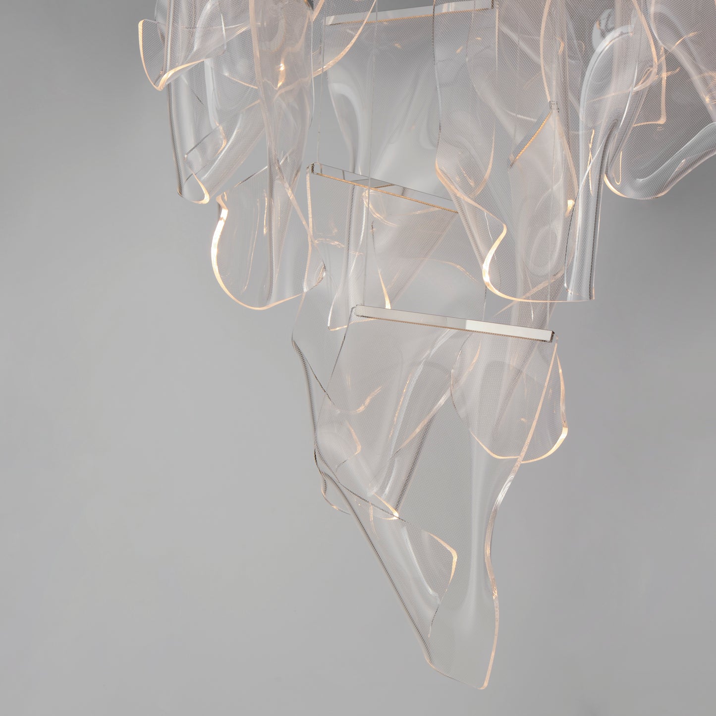 Rinkle 24-Light LED Pendant Polished Chrome by ET2