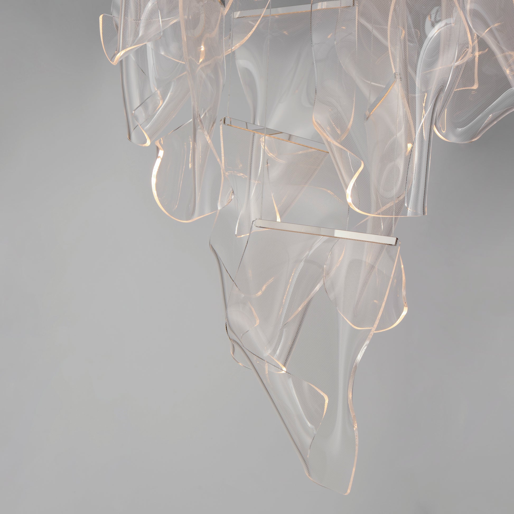 Rinkle 24-Light LED Pendant Polished Chrome by ET2