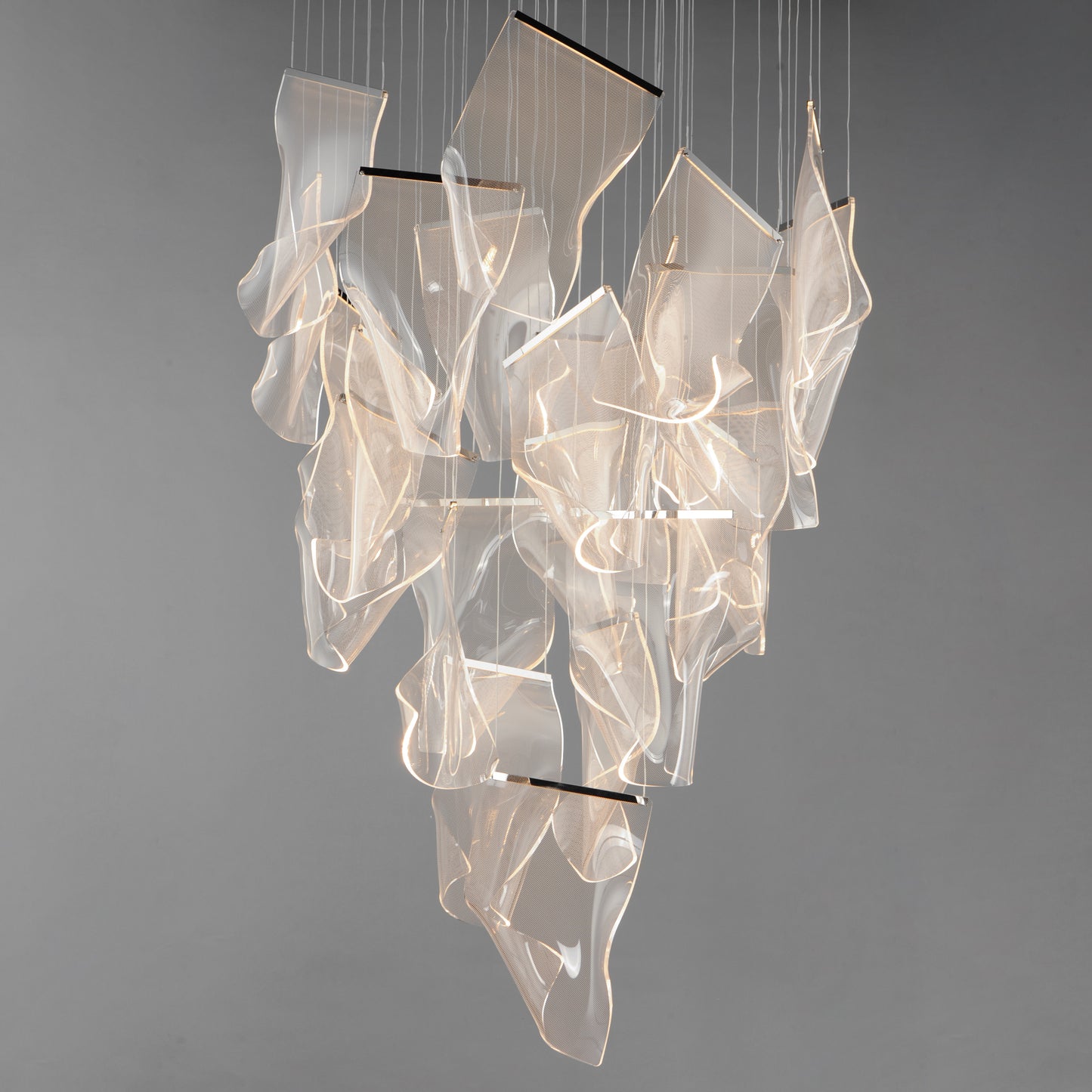 Rinkle 24-Light LED Pendant Polished Chrome by ET2