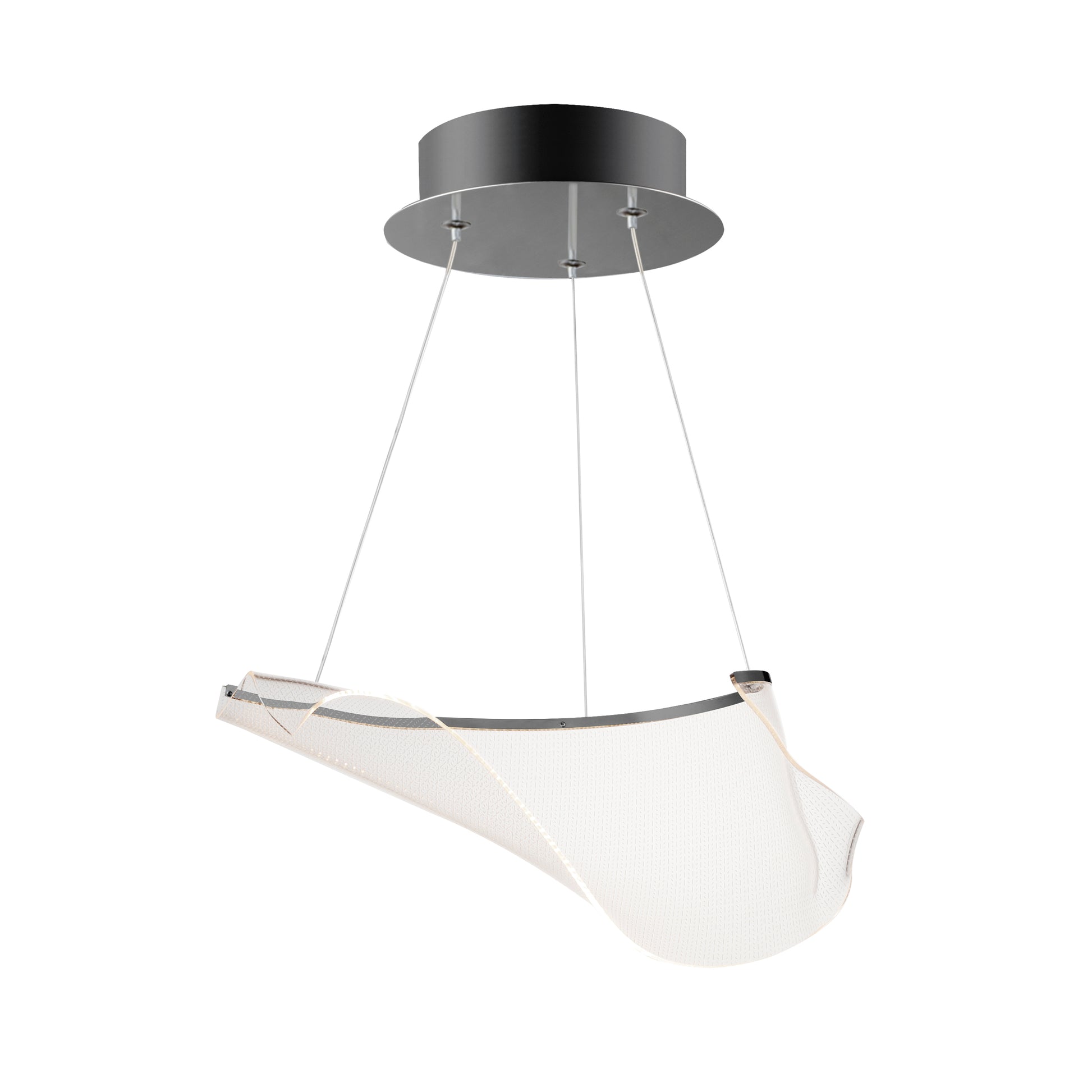 Rinkle Modular LED Pendant Brushed Gunmetal by ET2