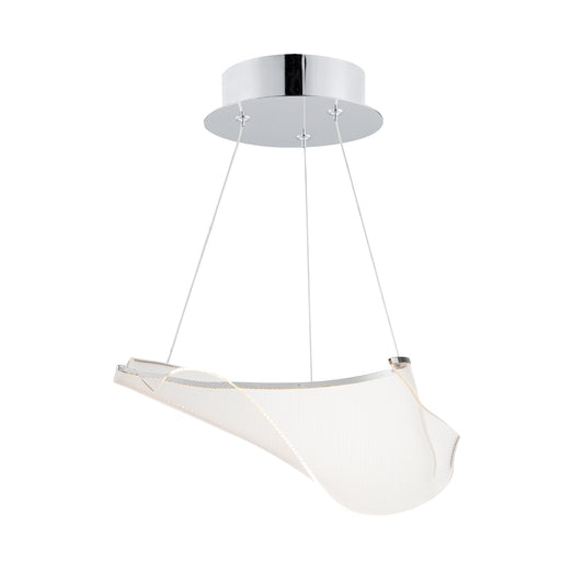 Rinkle Modular LED Pendant Polished Chrome by ET2