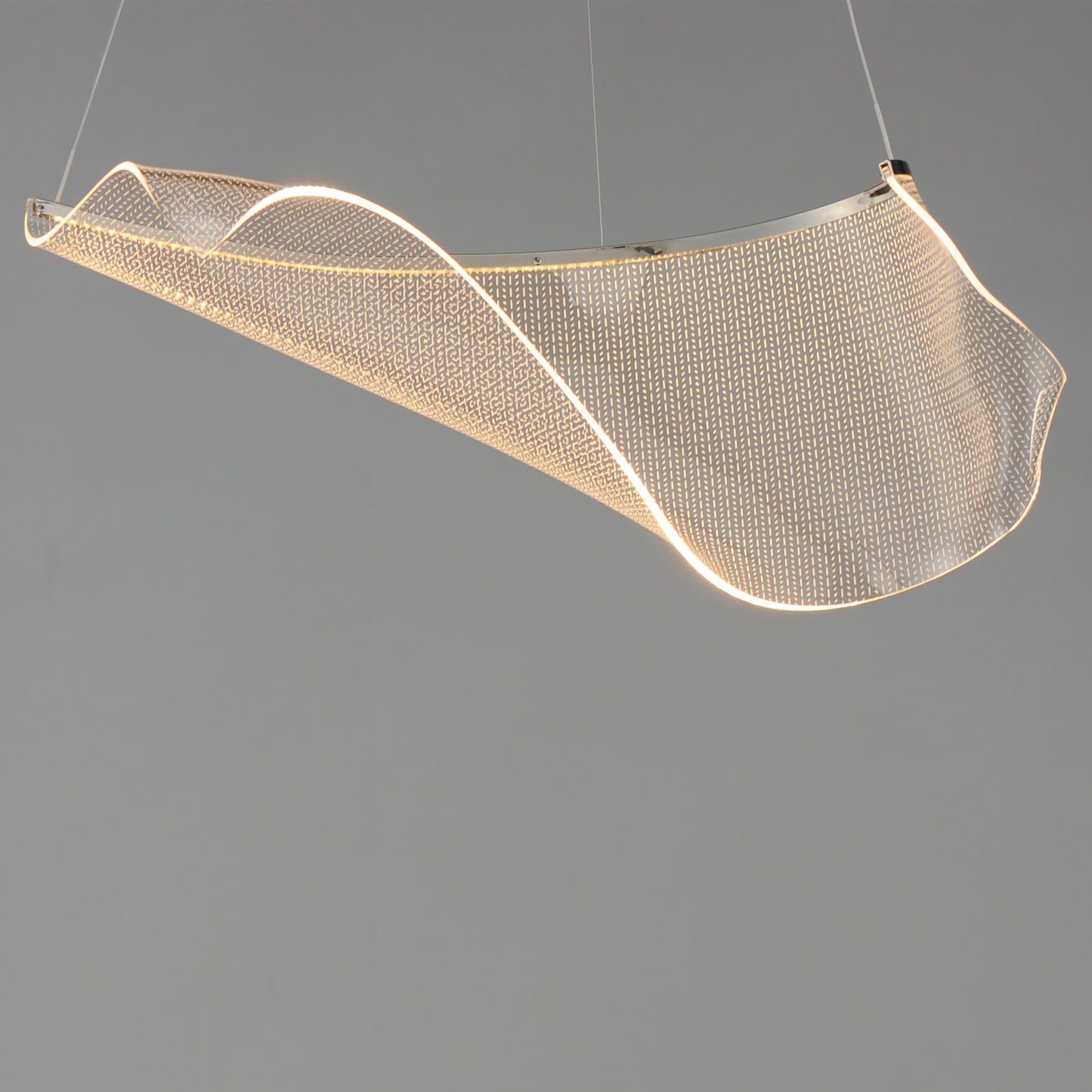 Rinkle Modular LED Pendant Polished Chrome by ET2