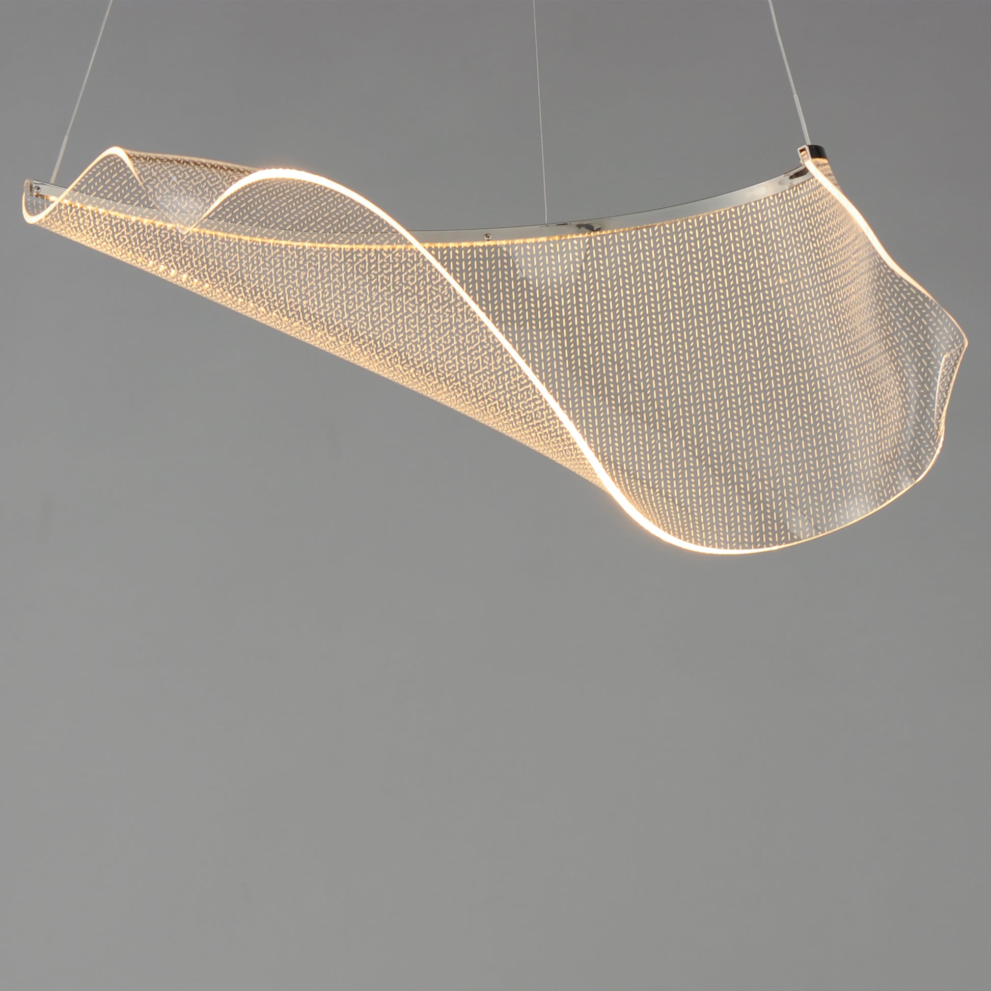 Rinkle Modular LED Pendant Polished Chrome by ET2