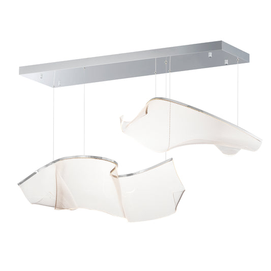 Rinkle Modular 2-Light LED Pendant Polished Chrome by ET2