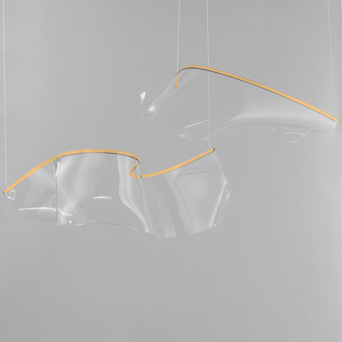 Rinkle Modular 2-Light LED Pendant French Gold by ET2
