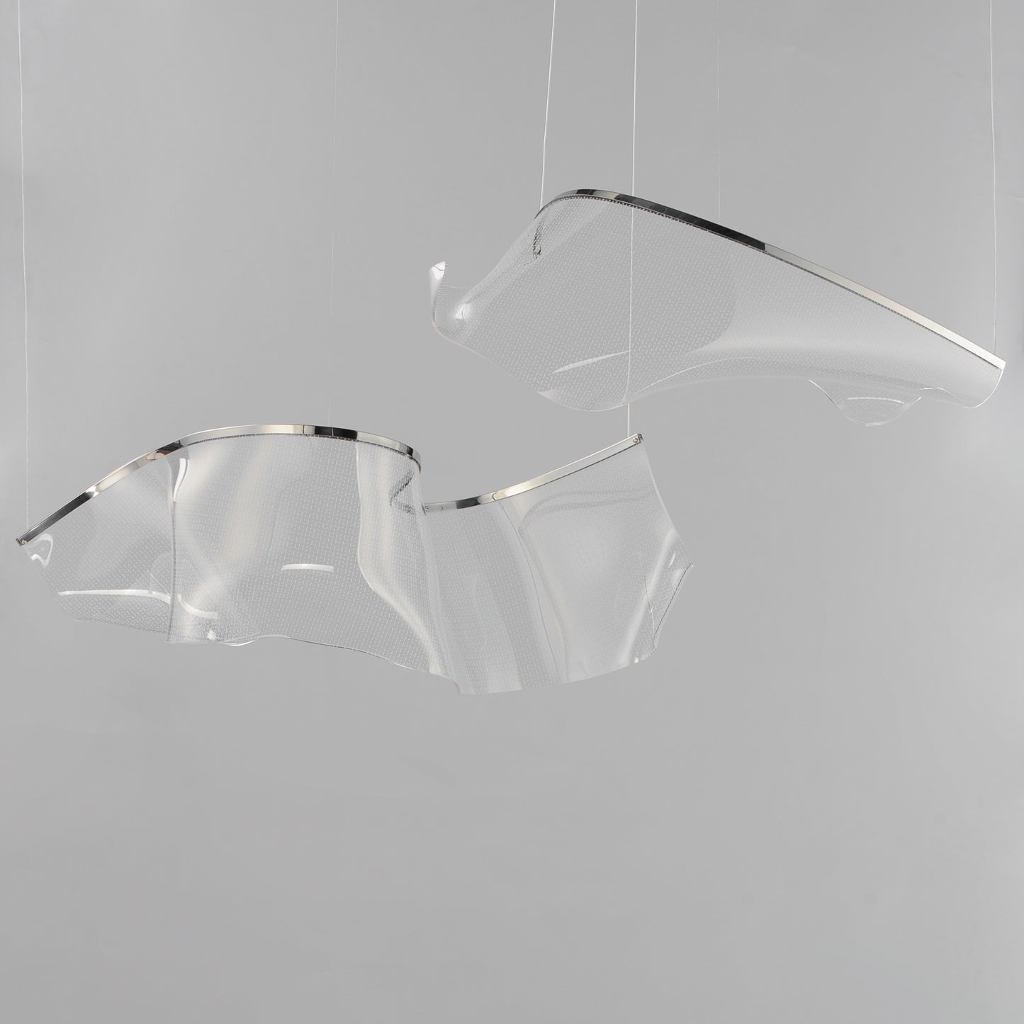 Rinkle Modular 2-Light LED Pendant Polished Chrome by ET2