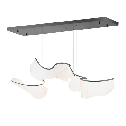 Rinkle Modular 3-Light LED Pendant Brushed Gunmetal by ET2