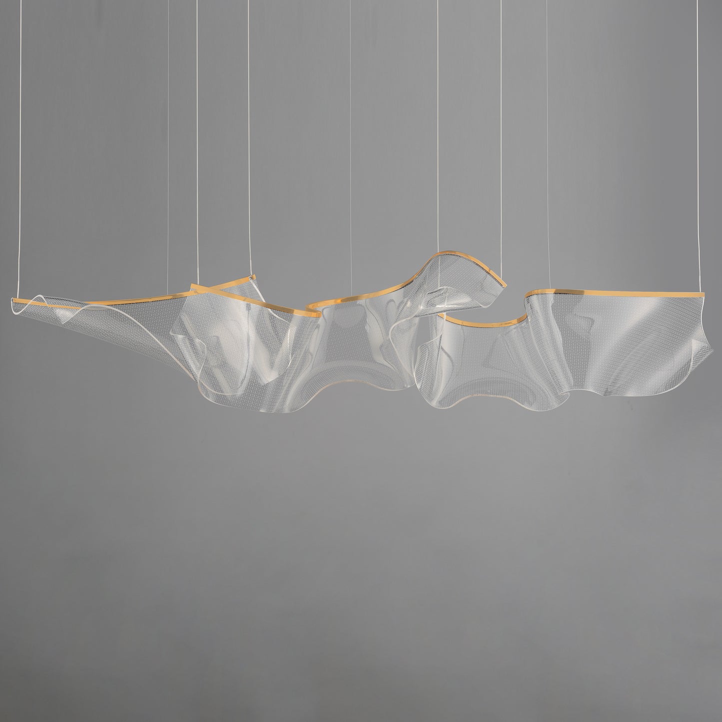 Rinkle Modular 3-Light LED Pendant French Gold by ET2