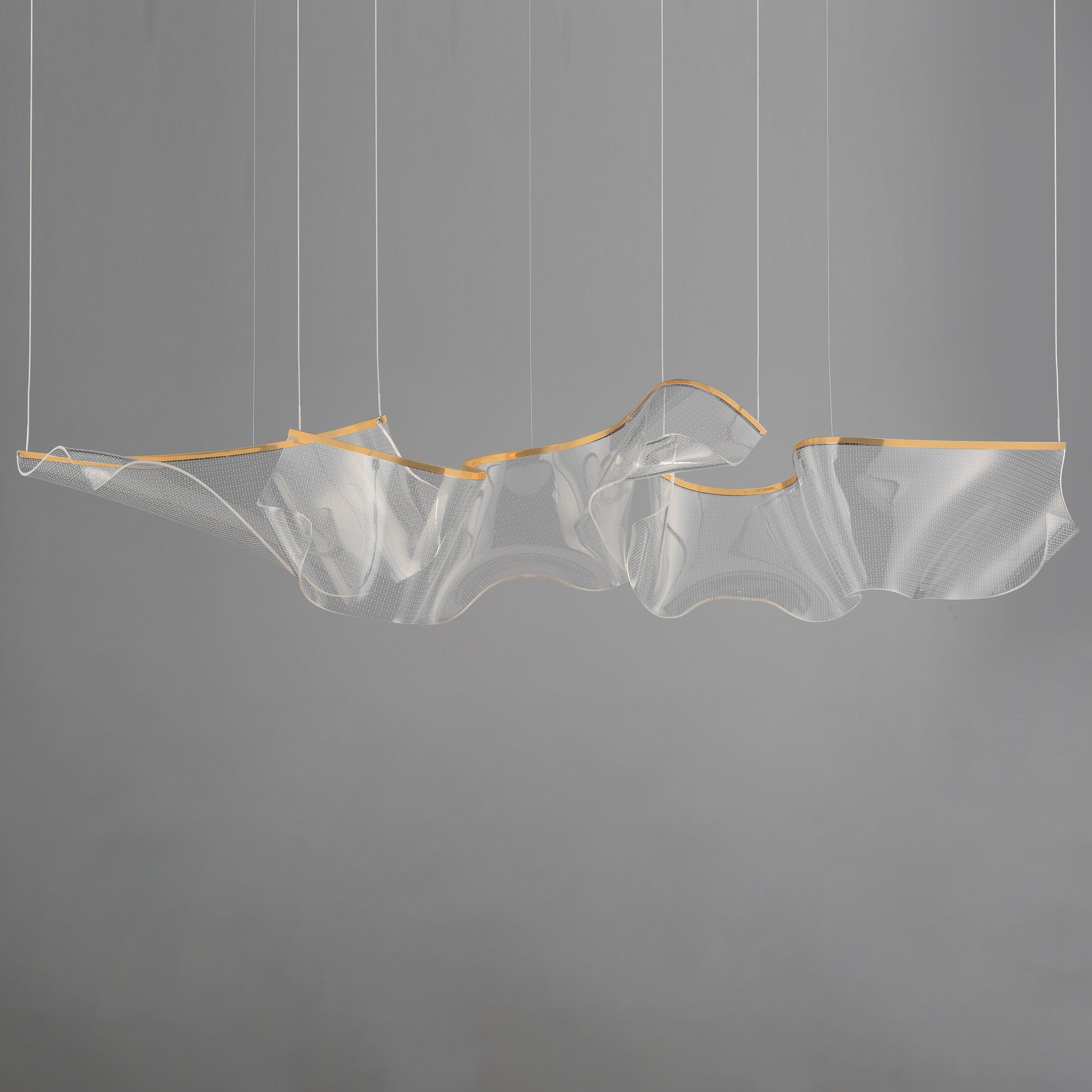Rinkle Modular 3-Light LED Pendant French Gold by ET2