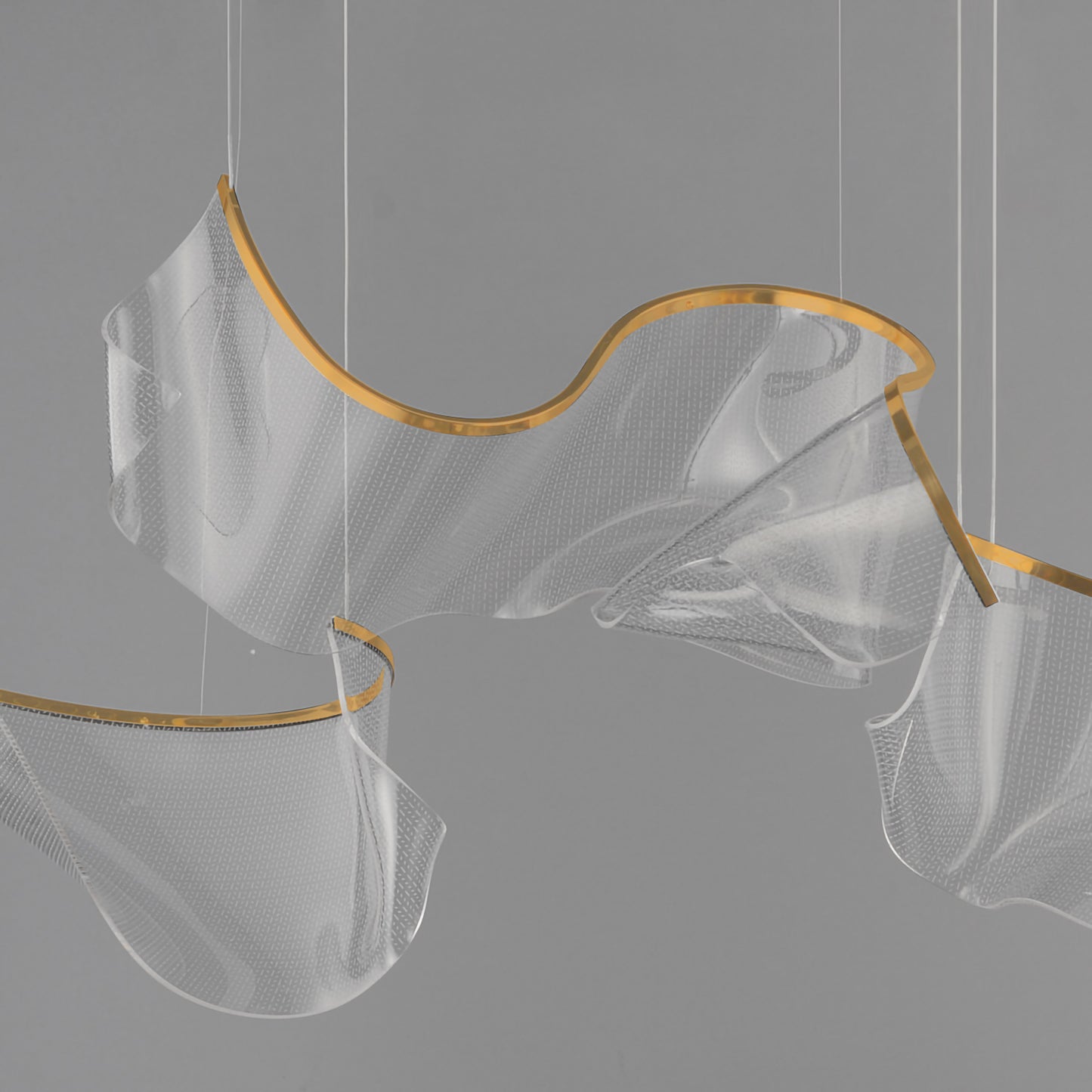 Rinkle Modular 3-Light LED Pendant French Gold by ET2