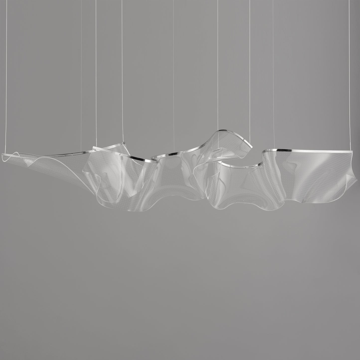 Rinkle Modular 3-Light LED Pendant Polished Chrome by ET2