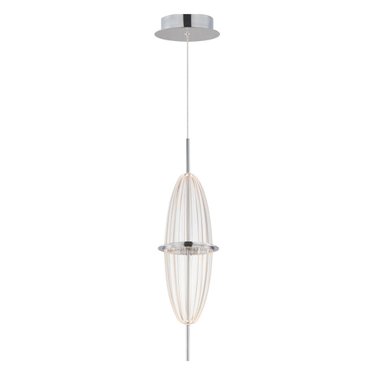 Quasar LED Mini Pendant Polished Chrome by ET2