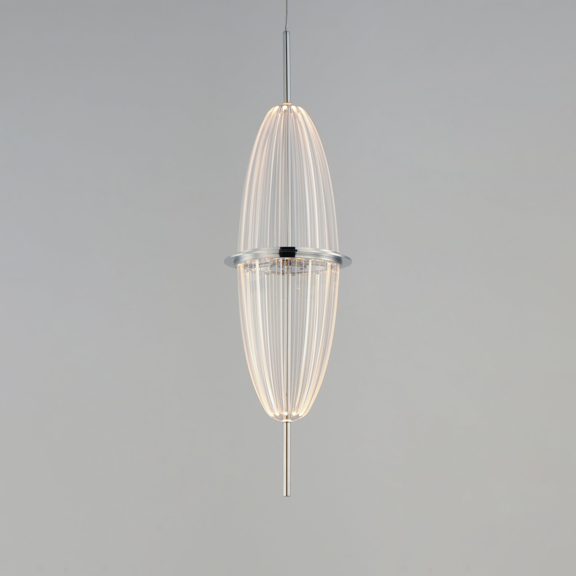 Quasar LED Mini Pendant Polished Chrome by ET2