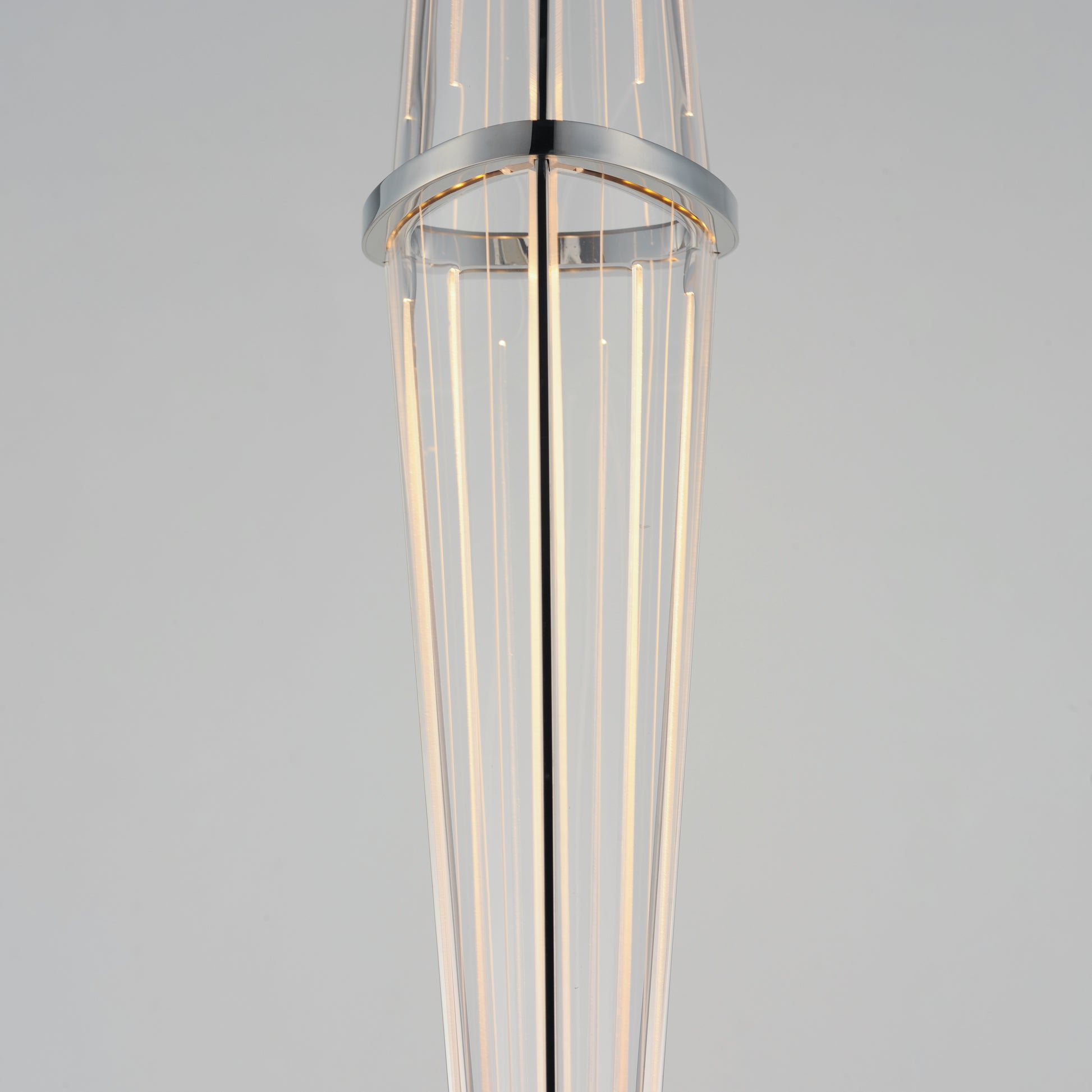 Quasar 35.5" LED Pendant Polished Chrome by ET2
