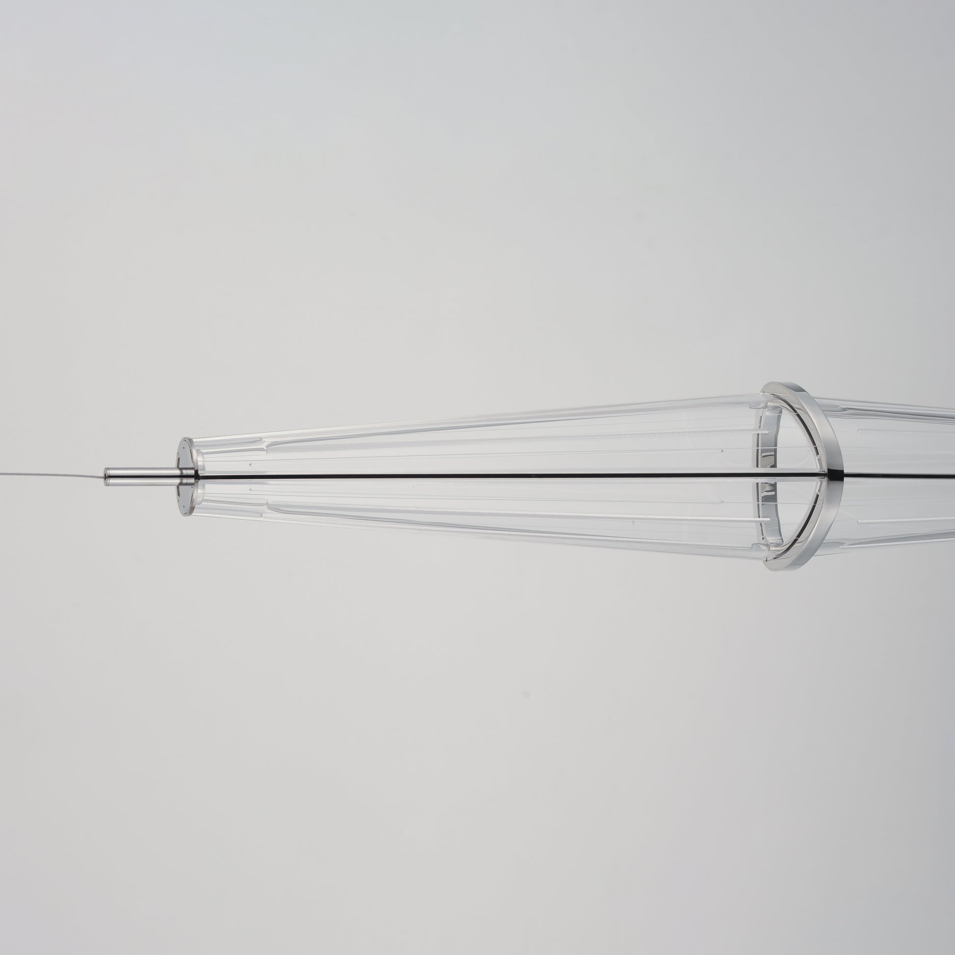 Quasar 35.5" LED Pendant Polished Chrome by ET2