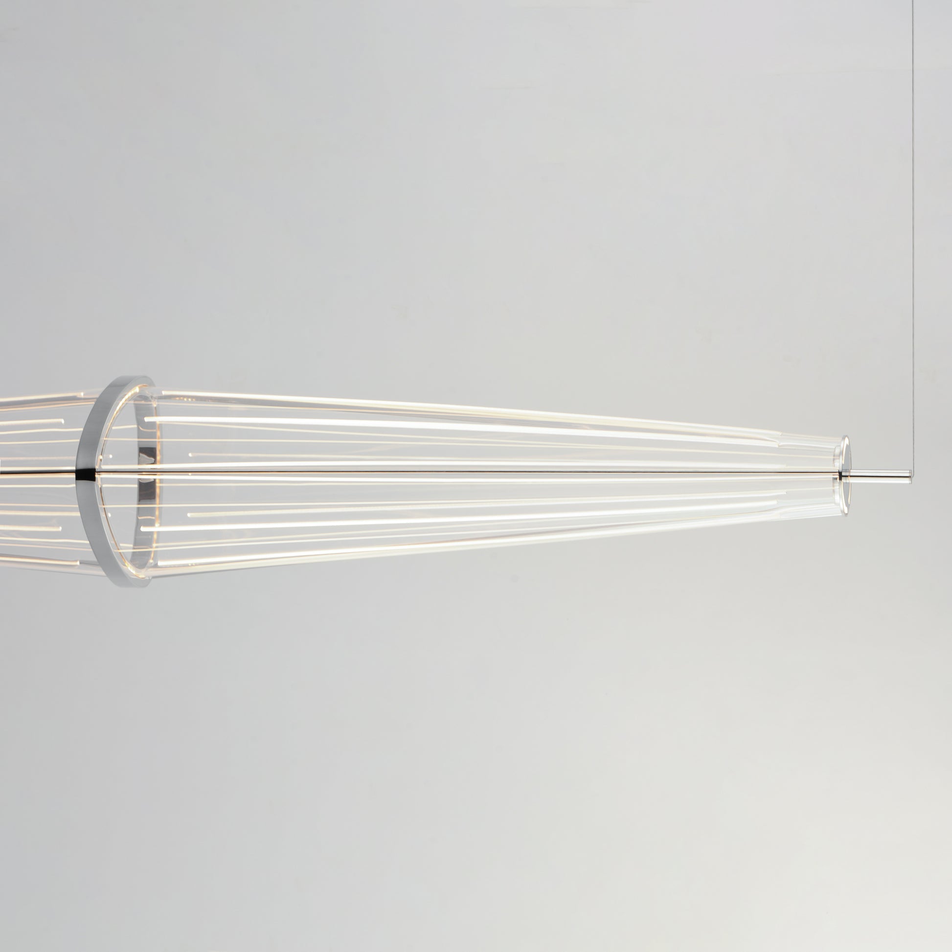 Quasar 51" LED Pendant Polished Chrome by ET2