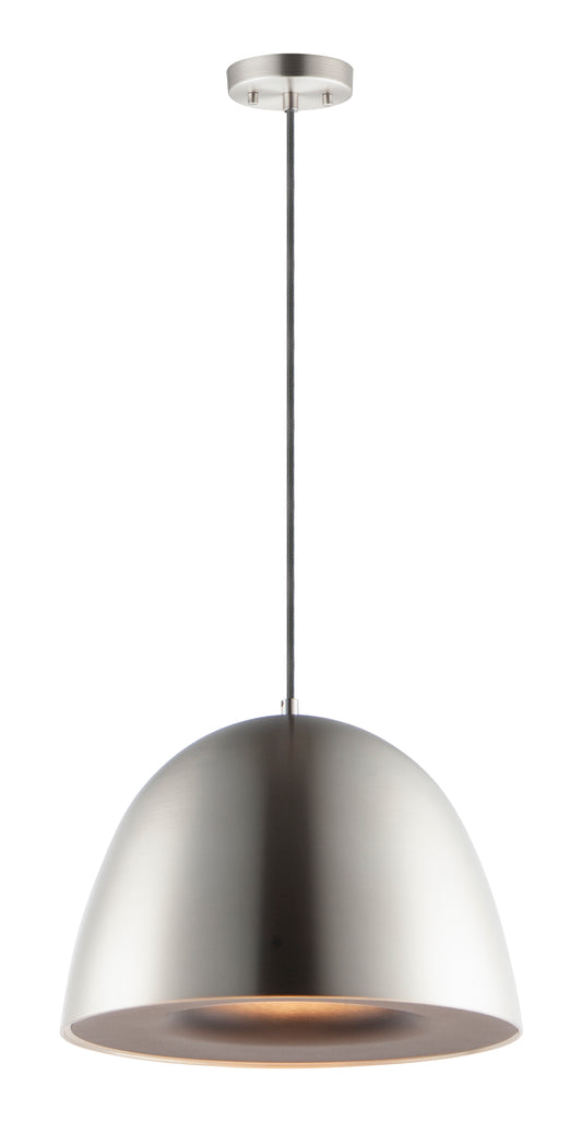 Fungo 16" LED Pendant Satin Nickel/Black by ET2