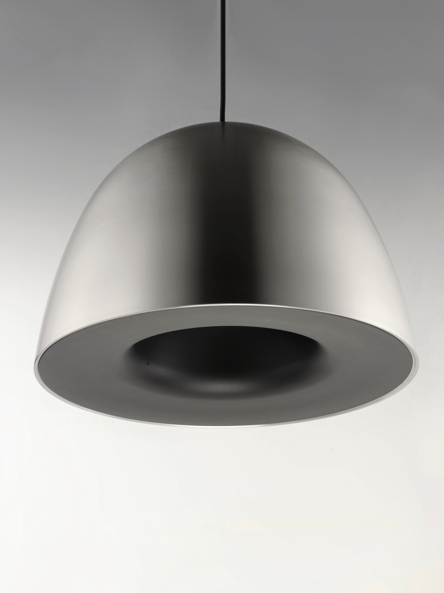 Fungo 16" LED Pendant Satin Nickel/Black by ET2