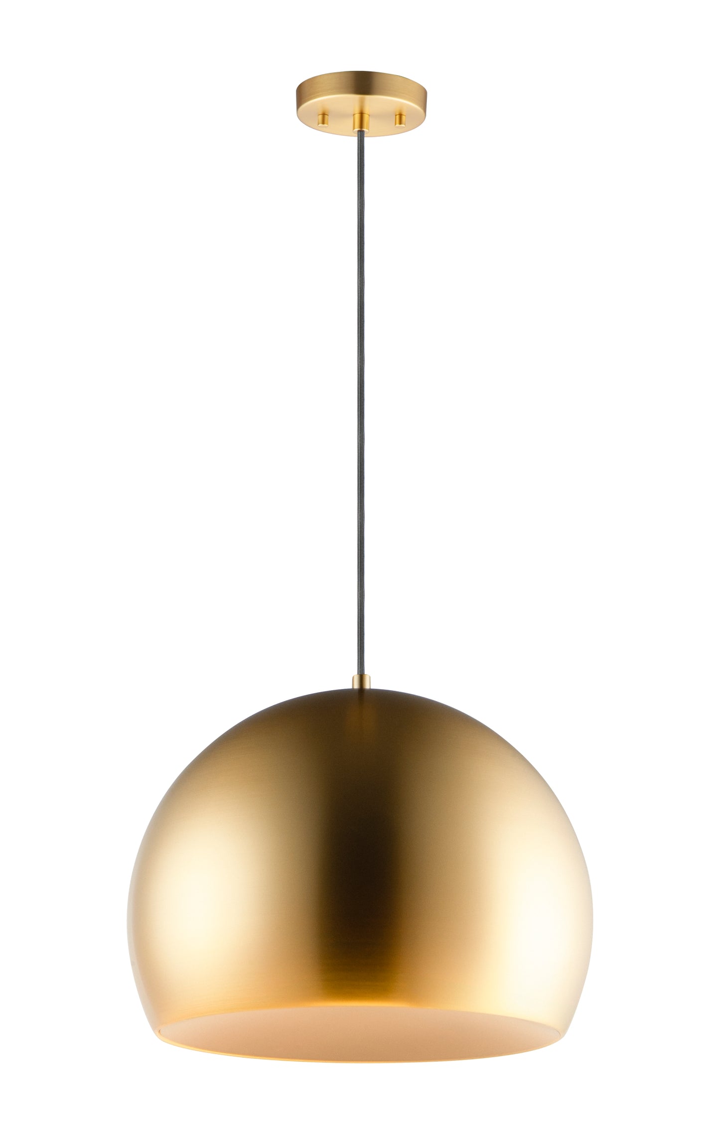 Palla 20" LED Pendant Satin Brass/Coffee by ET2
