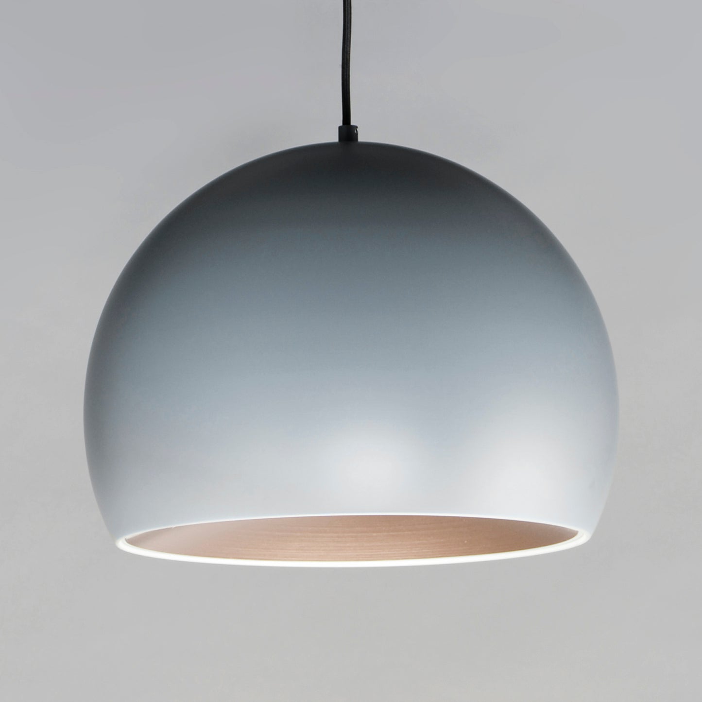 Palla 20" LED Pendant Dark Gray/Coffee by ET2